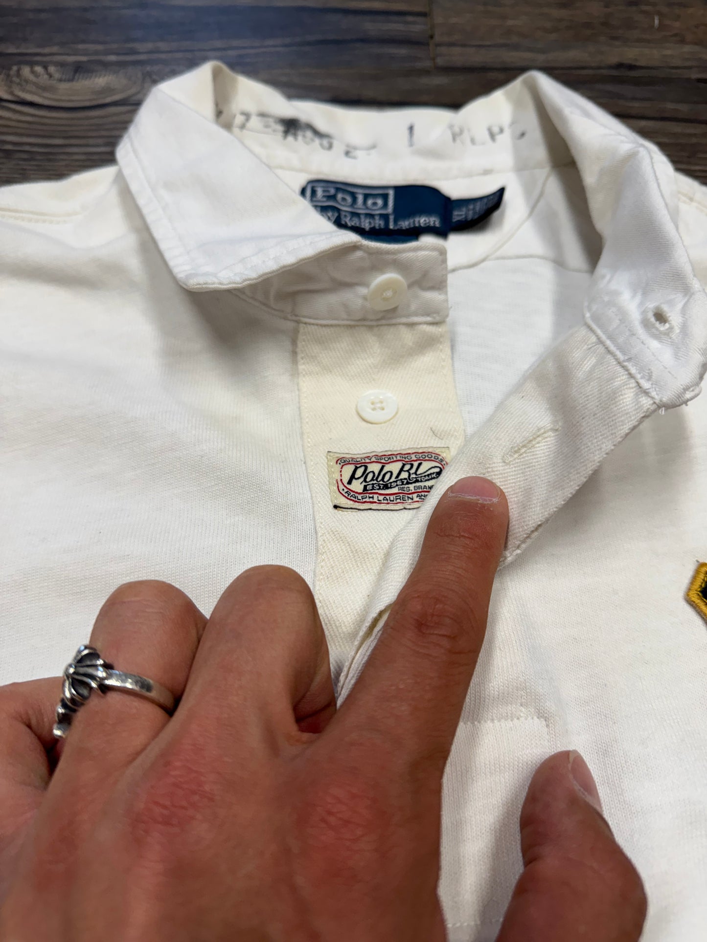 POLO RALPH LAUREN LS '163' POLO (XL)