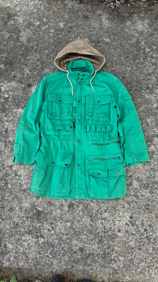 POLO RALPH LAUREN HOODED HUNTING JACKET (M)