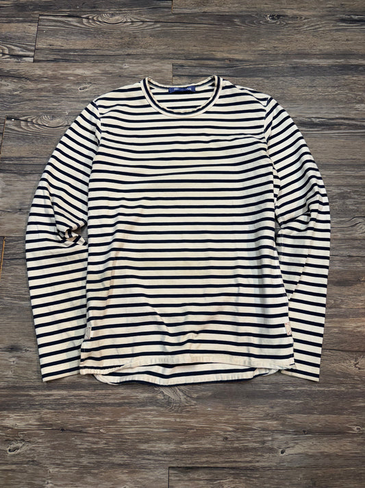 JUNYA WATANABE STRIPPED LONG SLEEVE T-SHIRT (MEDIUM)