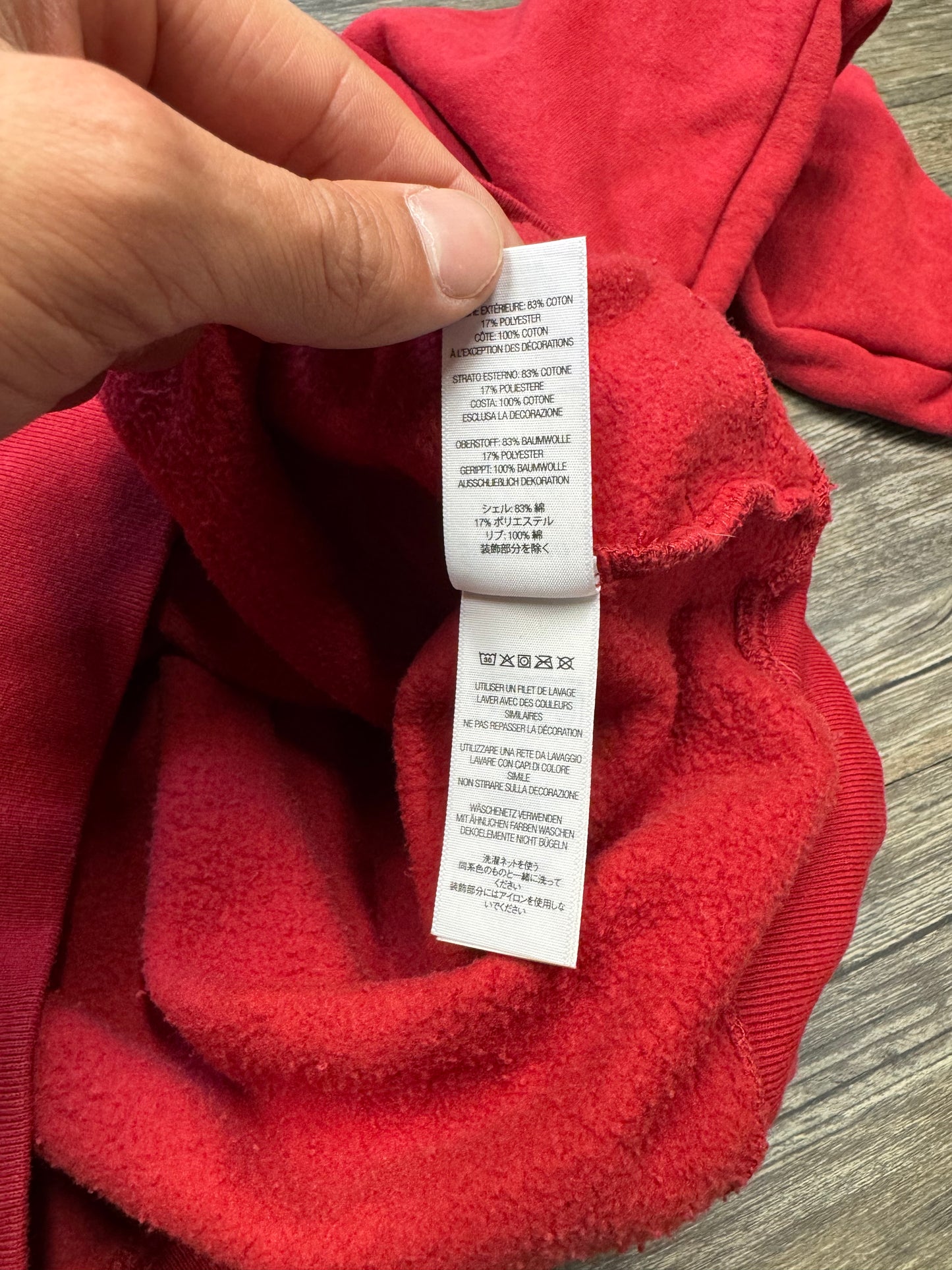 SUPREME CREST APPLIQUÉ HALF ZIP PULLOVER (S)