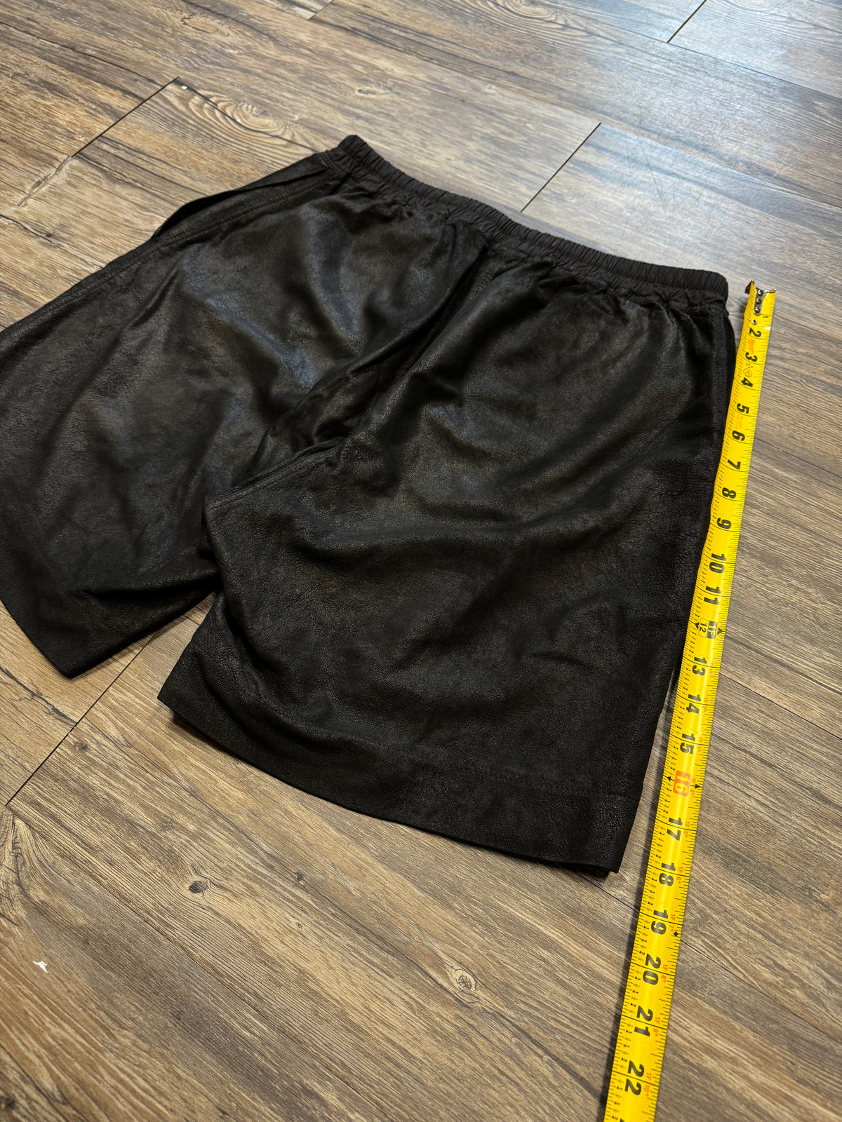 RICK OWENS CALFSKIN SS16 MASTODON BOXER SHORTS (40)