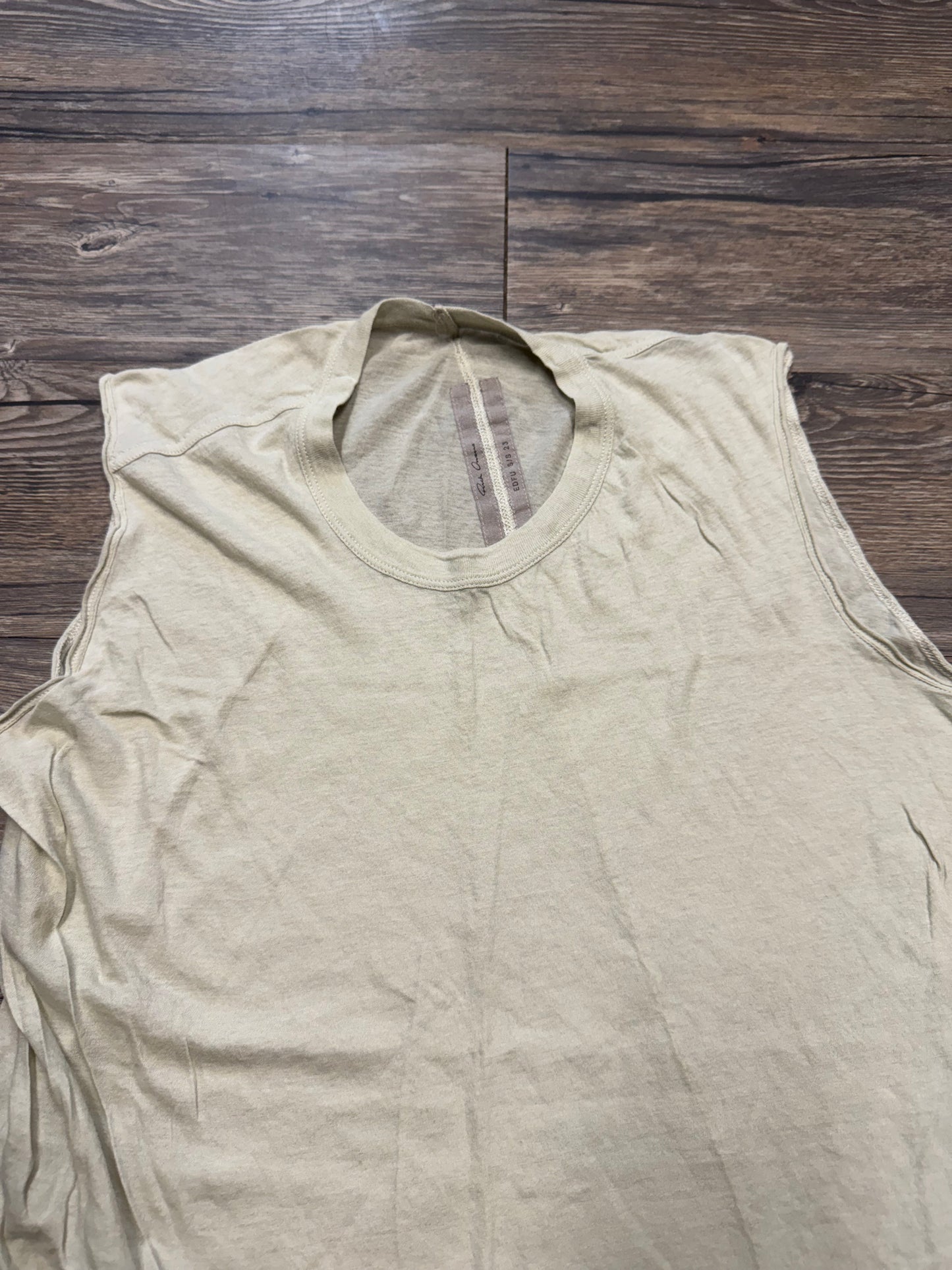RICK OWENS THIN LAYERED TANK TOP (M)