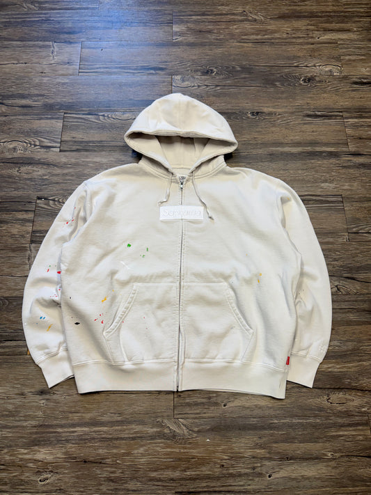 SUPREME X MAISON MARGIELA ZIP UP BOX LOGO (L)