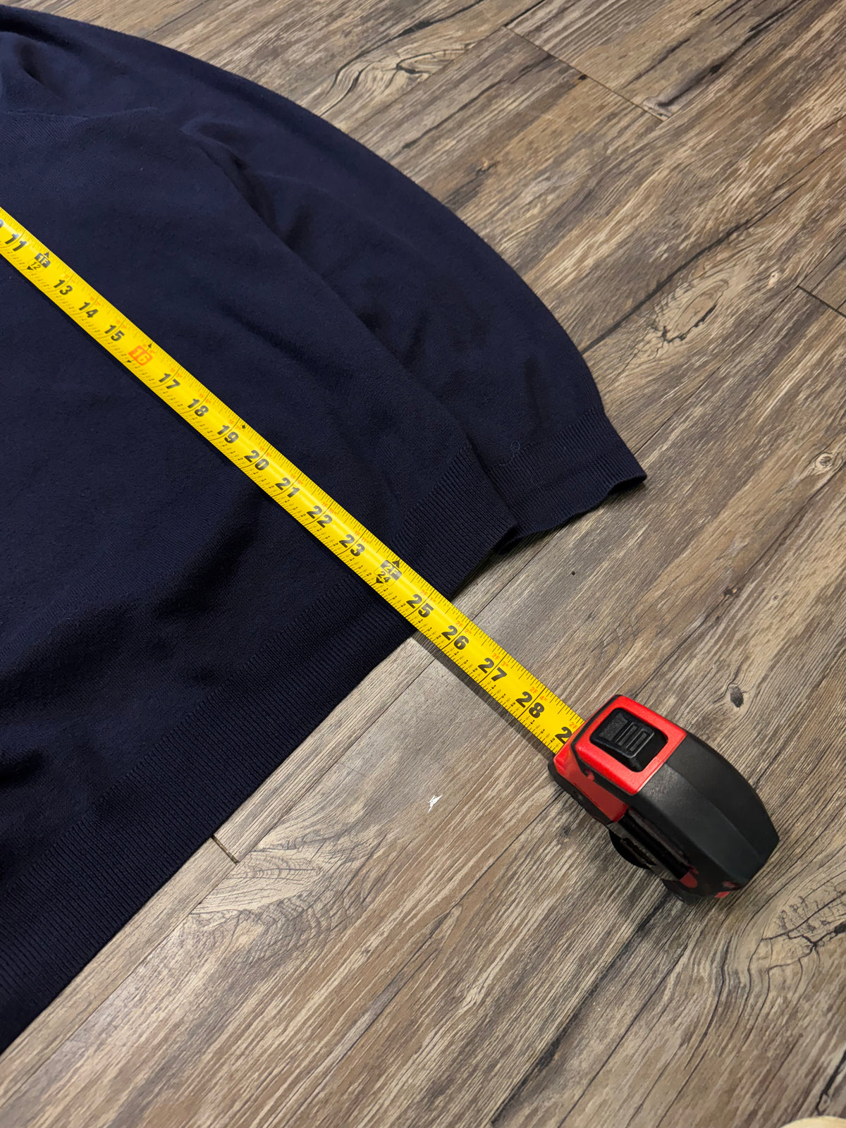 POLO RALPH LAUREN PIMA PULLOVER V NECK CREWNECK (L)