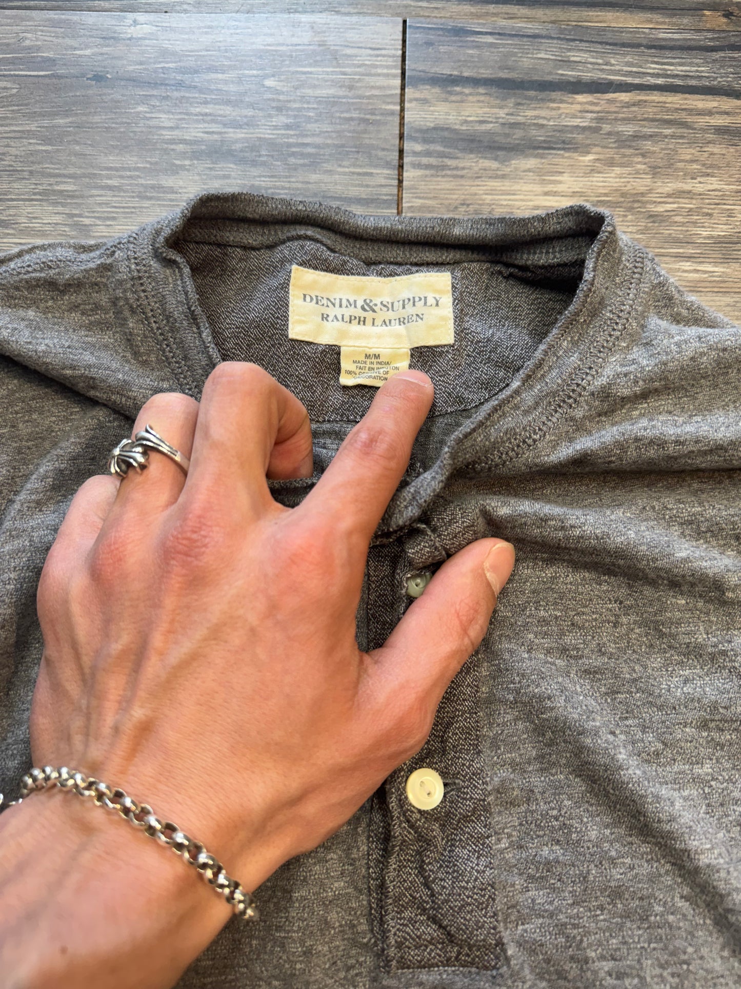 RALPH LAUREN DENIM & SUPPLY HENLEY (M)
