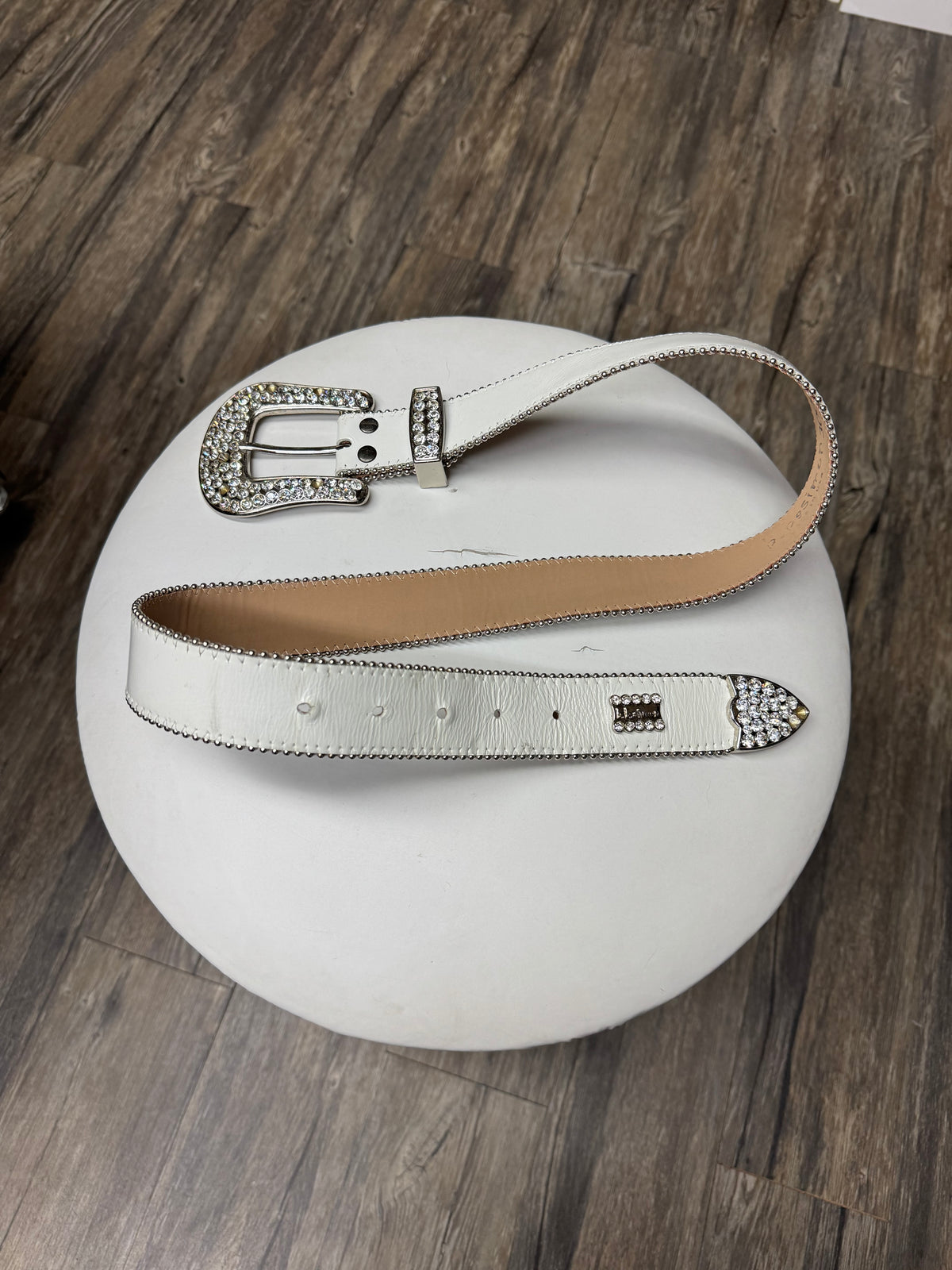 B.B SIMON CLASSIC RHINESTONE BELT (OS)