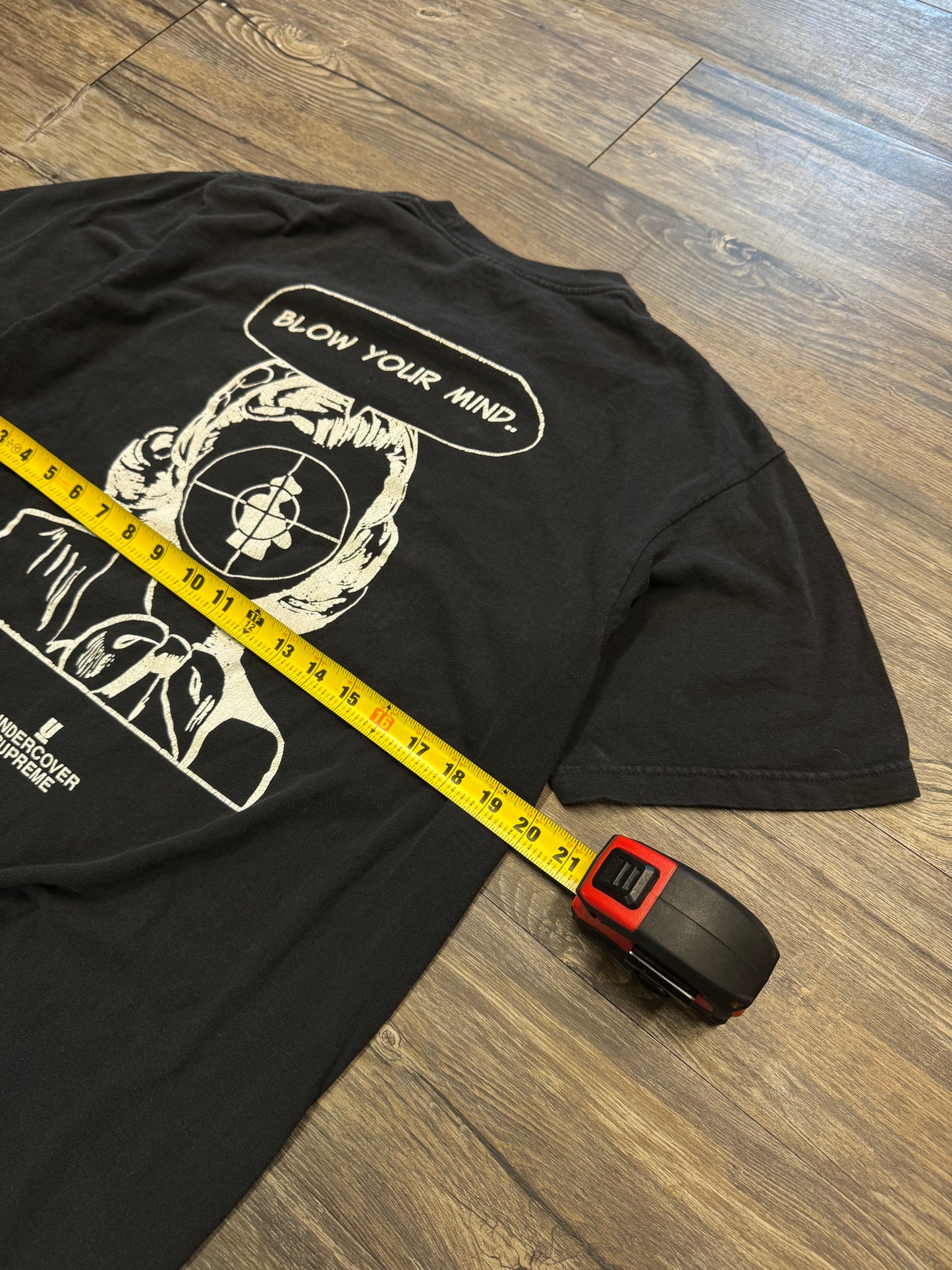 SUPREME X UNDERCOVER BLOW YOUR MIND BLACK TEE (M)