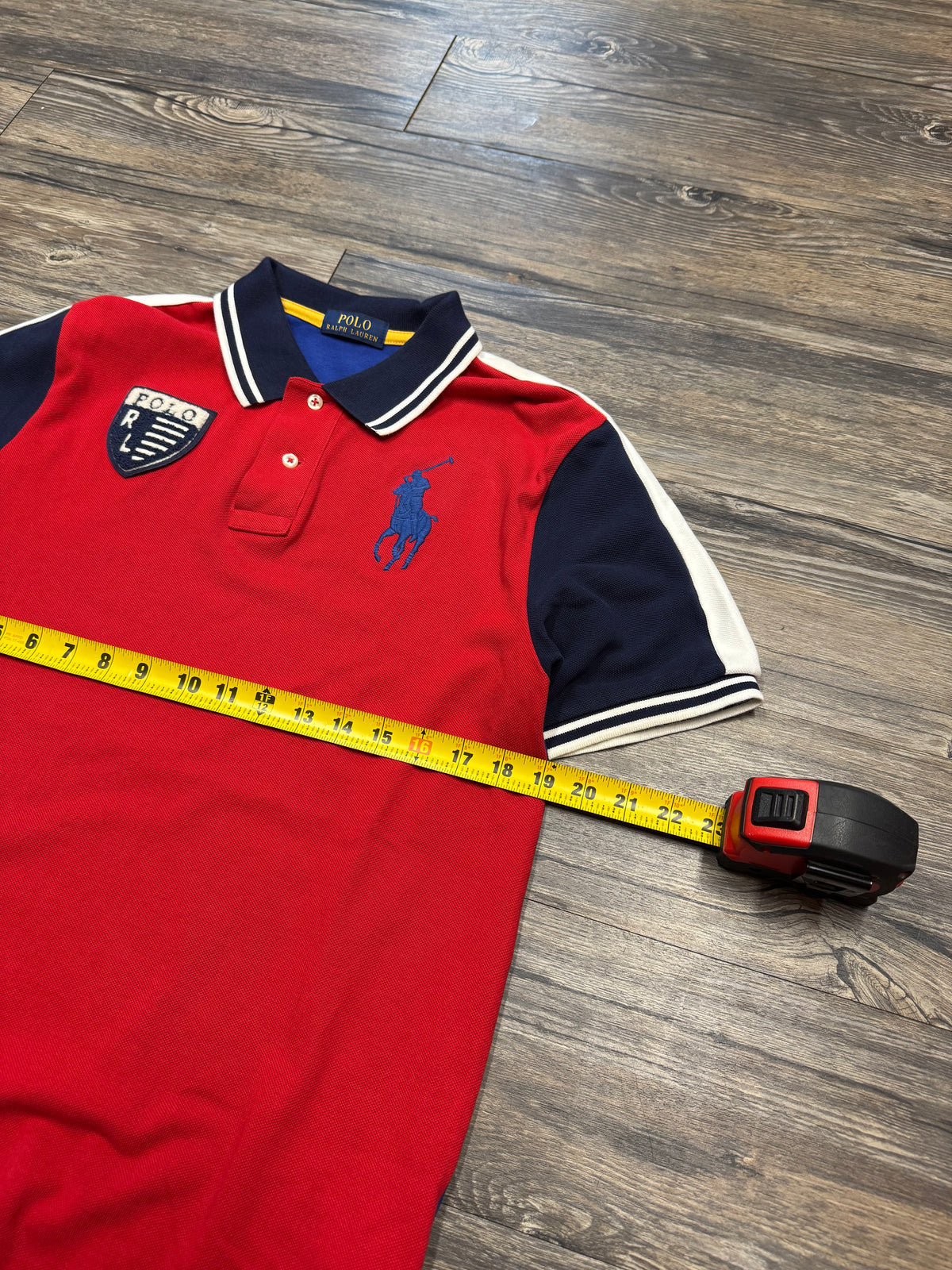POLO RALPH LAUREN BIG PONY COLORBLOCK POLO (M)
