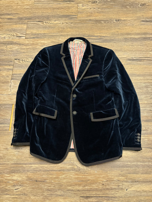 THOM BROWNE COLLEGIATE VELOUR BLAZER (1)
