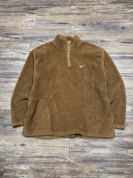 NIKE BROWN QUARTER-ZIP (XXL)