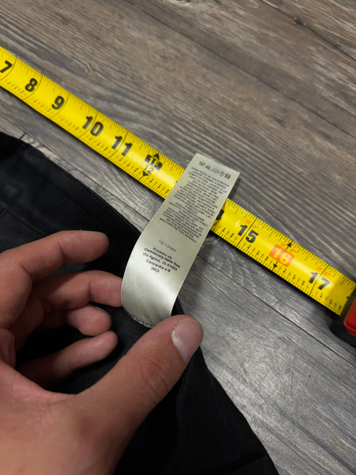 RICK OWENS SS25 GETH CUT DENIM JEANS (32)