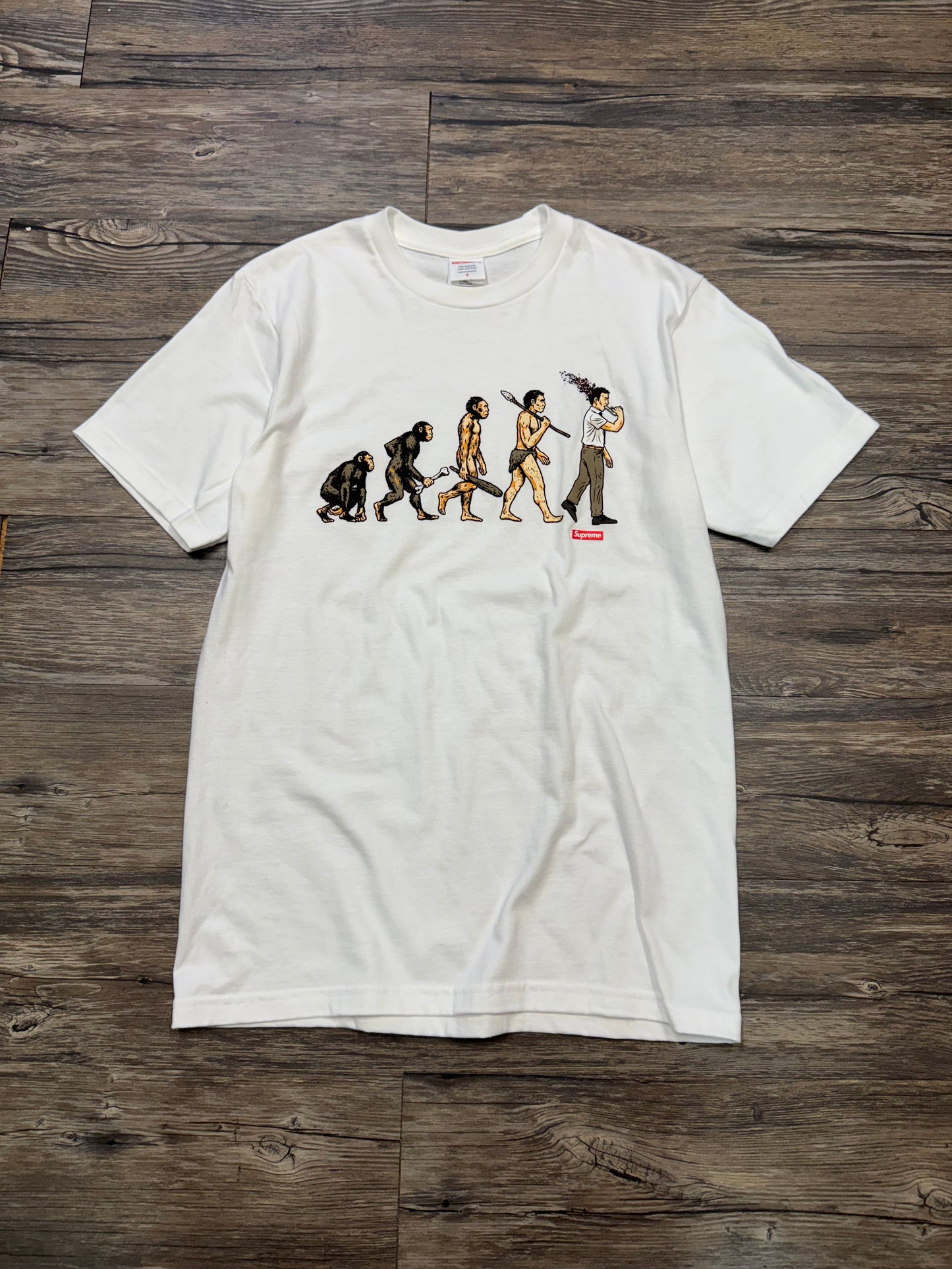 SUPREME EVOLUTION WHITE TEE (S)