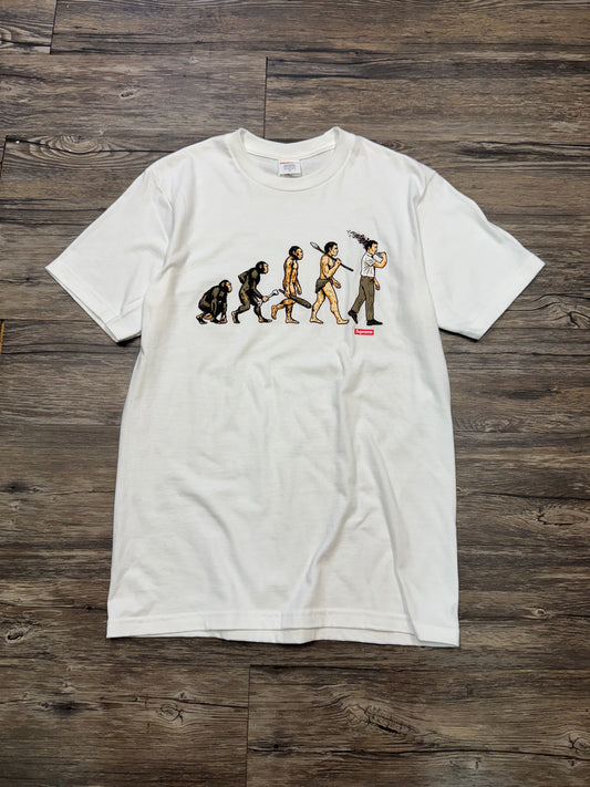 SUPREME EVOLUTION WHITE TEE (S)