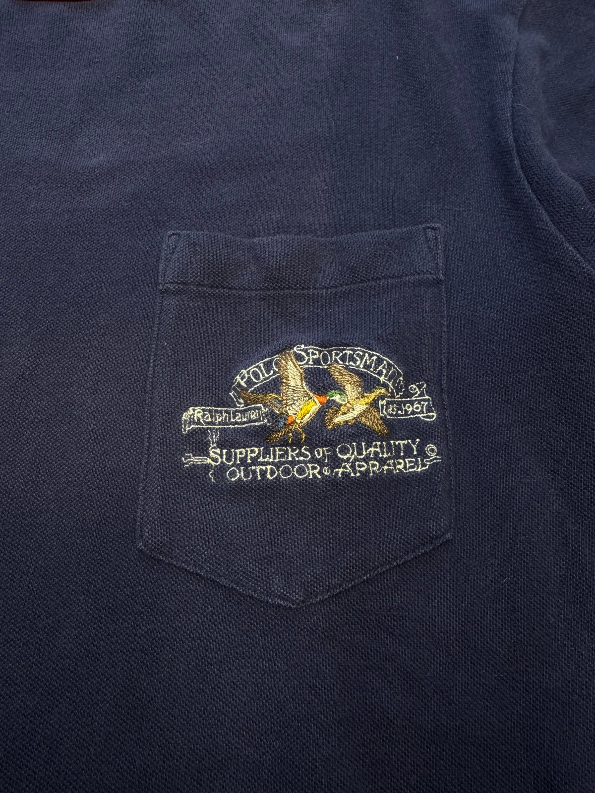 POLO RALPH LAUREN SPORTSMAN POCKET T-SHIRT (L)