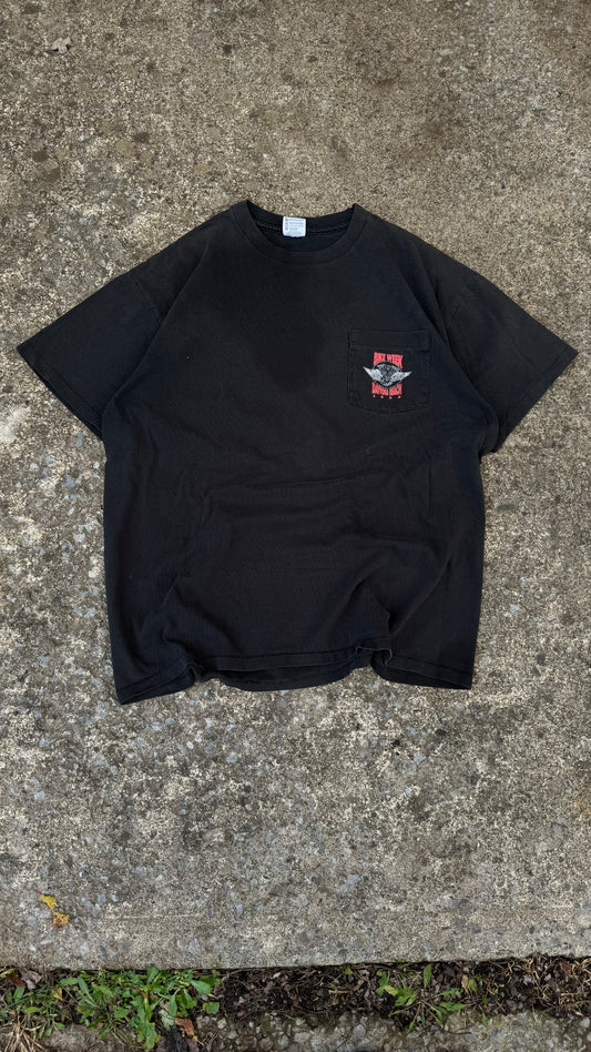 VINTAGE BIKE WEEK POCKET TEE (XL)