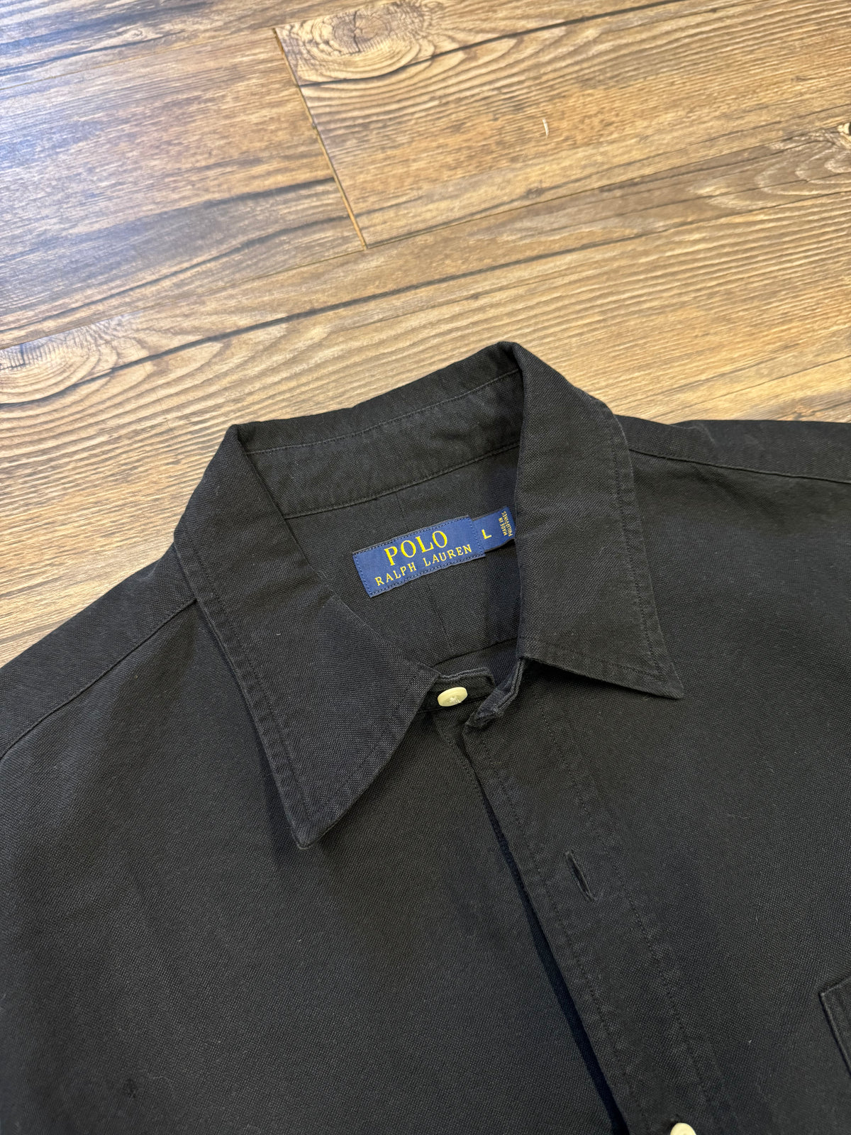 POLO RALPH LAUREN NEW YORK BOXING BUTTON UP SHIRT (L)