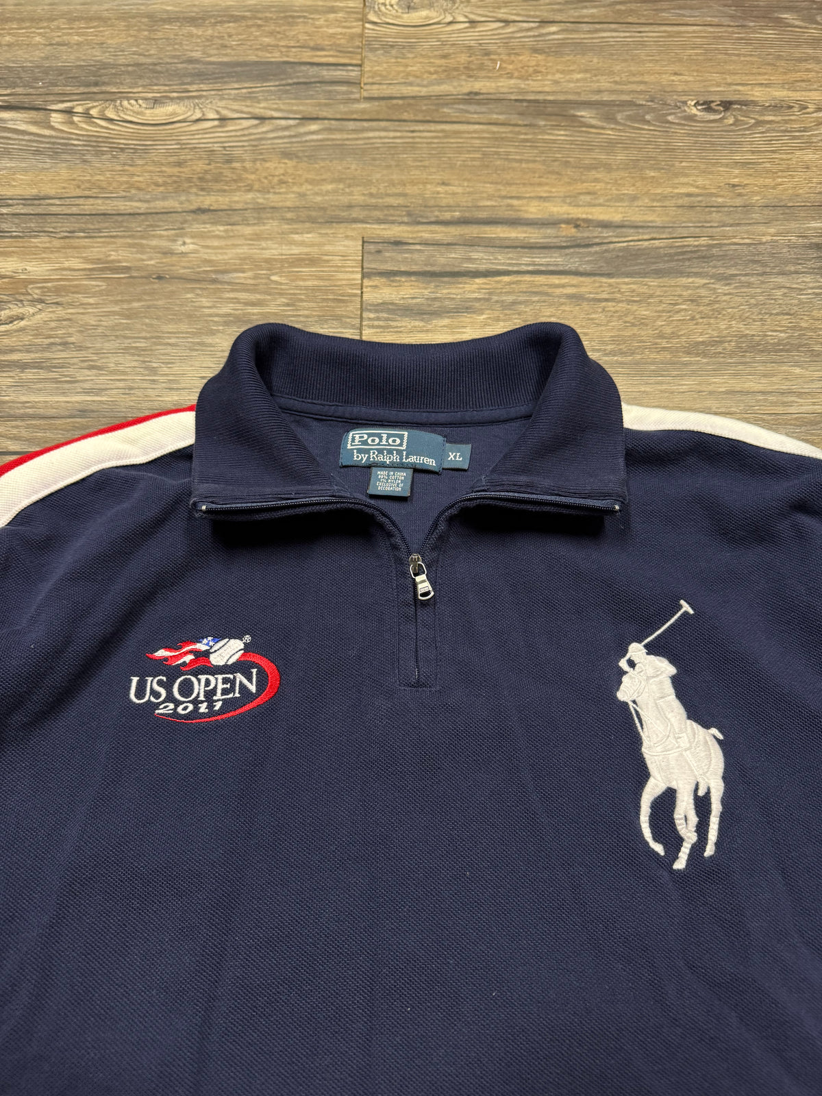 POLO RALPH LAUREN US OPEN BIG PONY QUARTER-ZIP (XL)