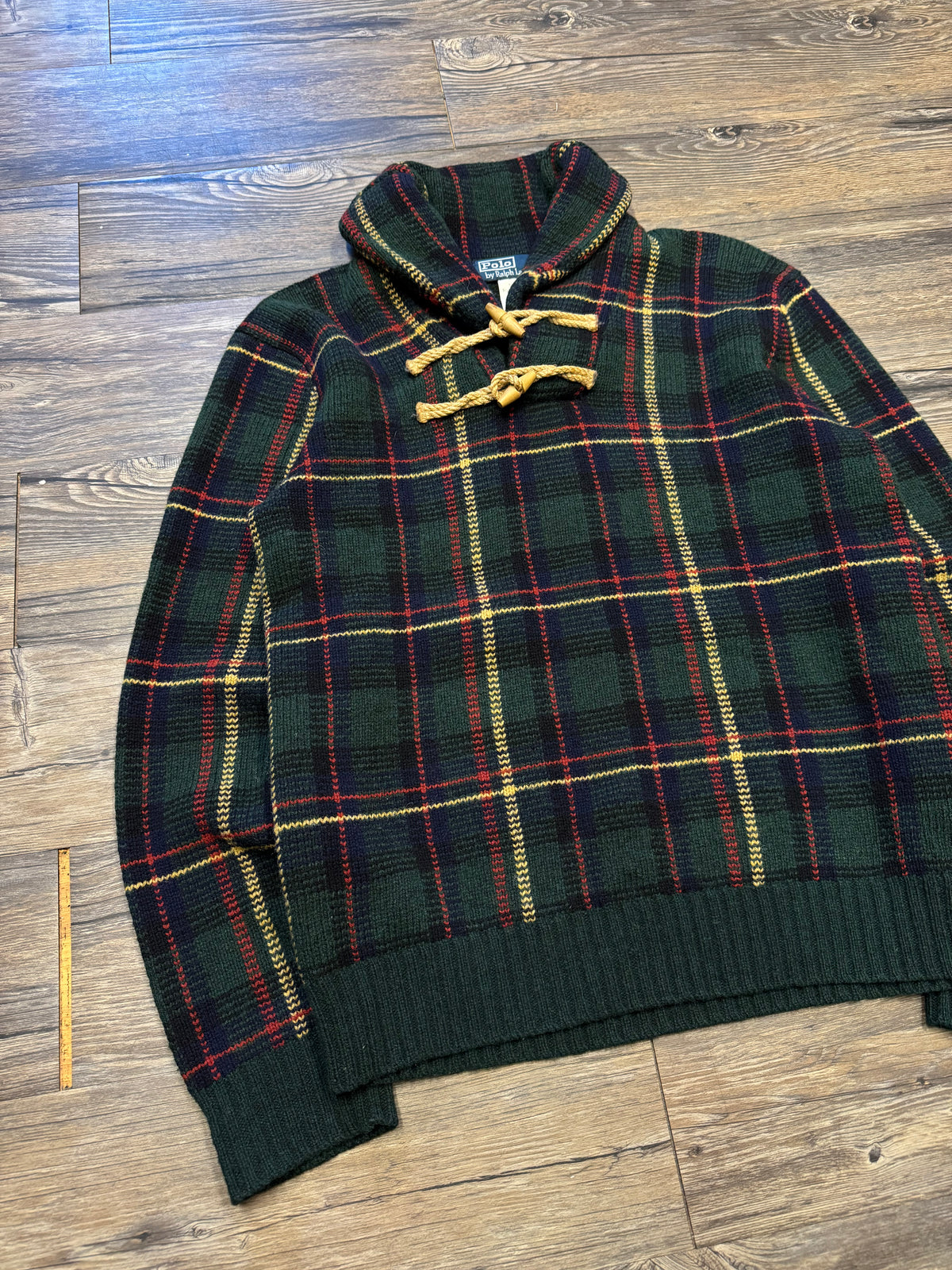 POLO RALPH LAUREN SAMPLE KNITTED SHAWL (M)