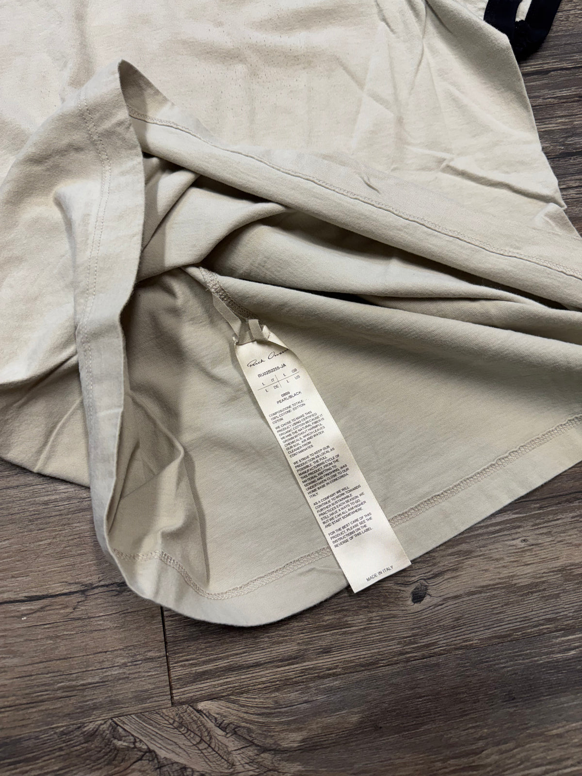 RICK OWENS LEVEL RINGER T-SHIRT (L)