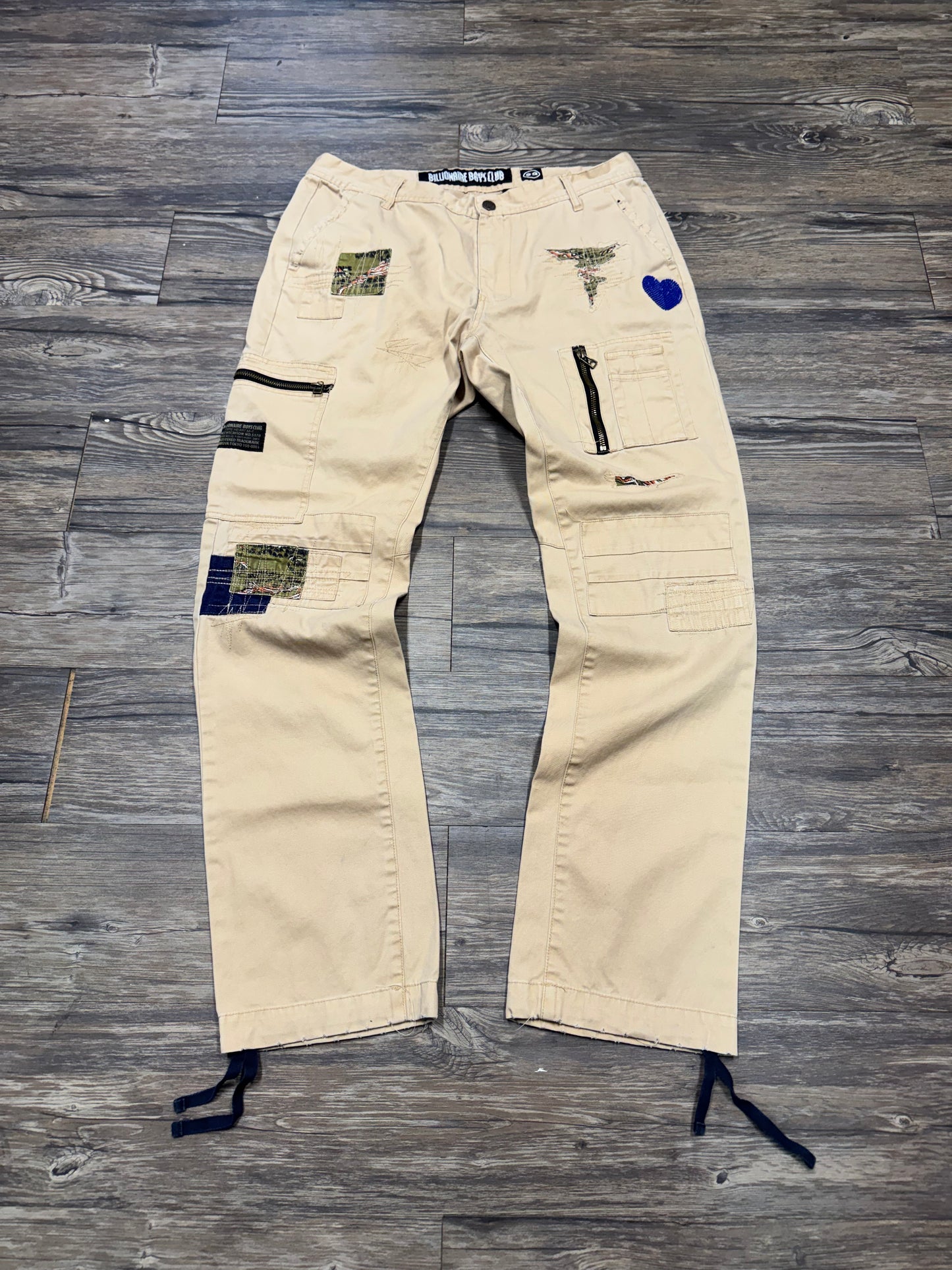 BILLIONAIRE BOYS CLUB PATCHED TECHNICAL PANTS (32)