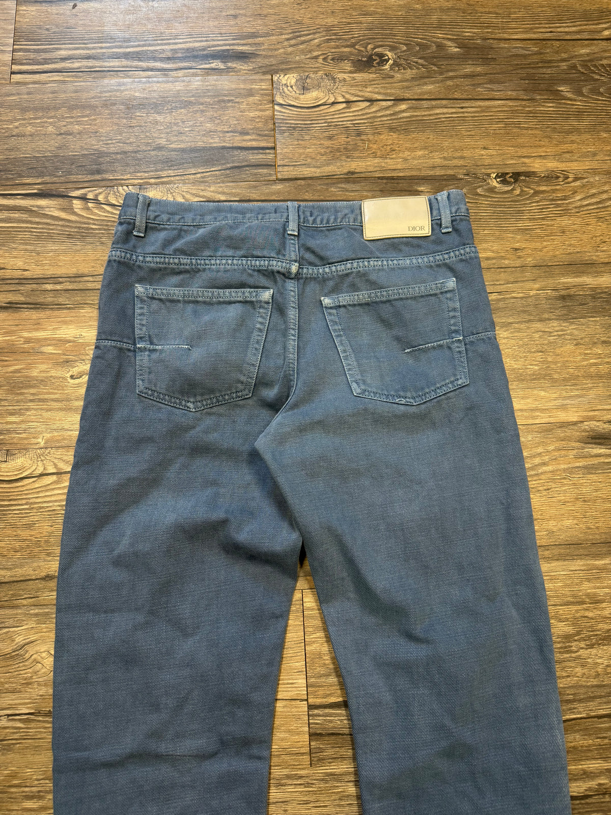 DIOR LIGHT BLUE SLIM DENIM JEANS (30)