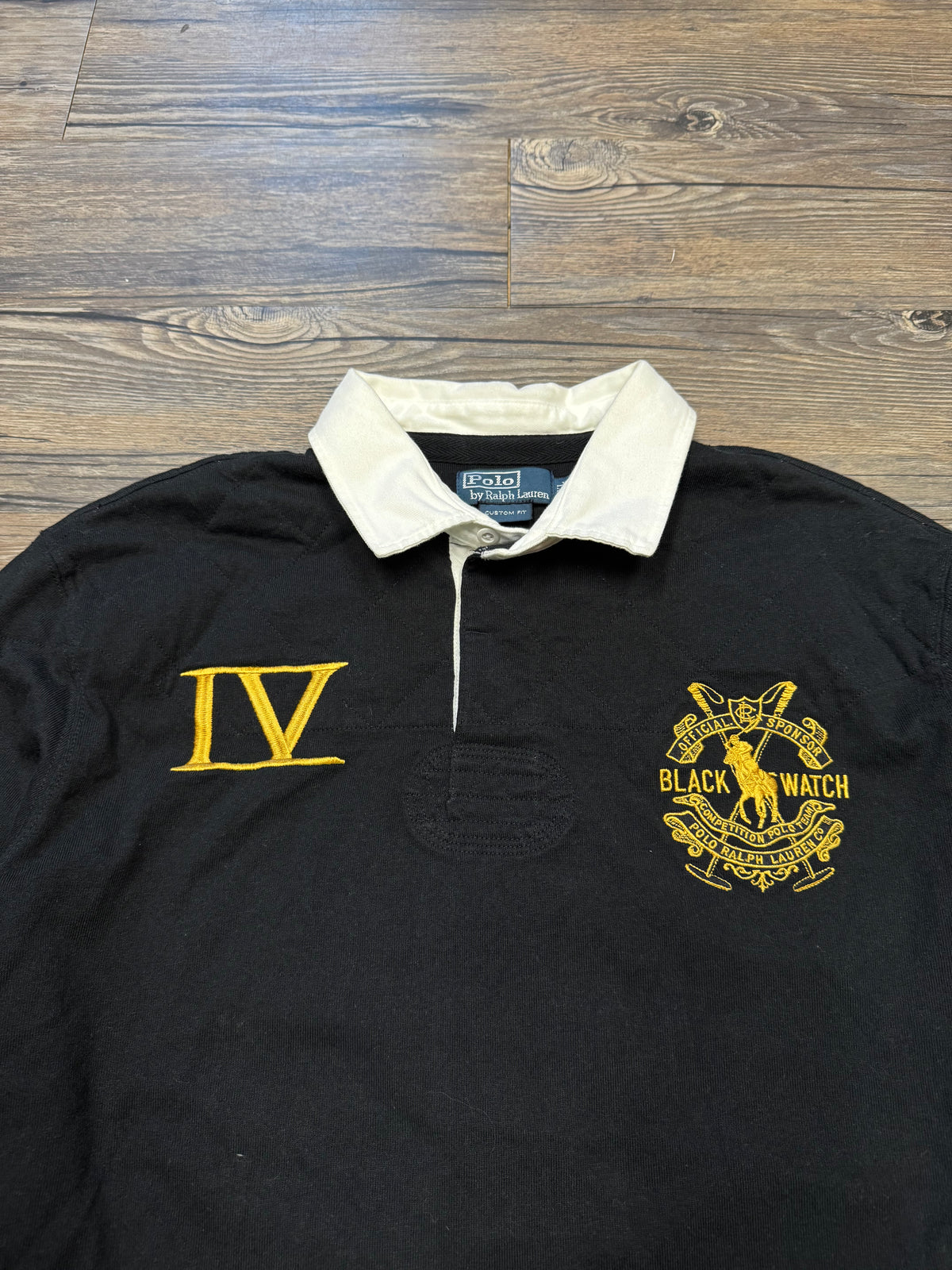 POLO RALPH LAUREN BLACKWATCH RUBGY POLO (XXL)