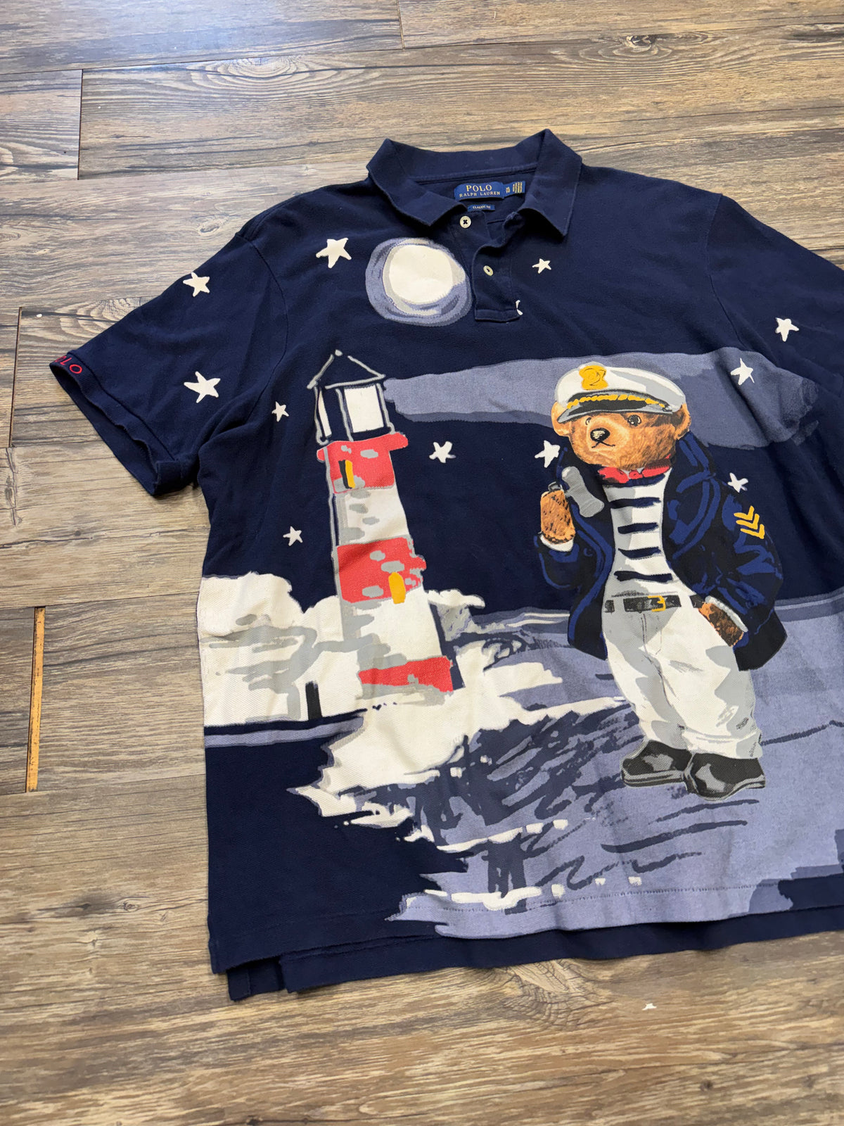 POLO RALPH LAUREN LIGHT HOUSE BEAR POLO (XL)