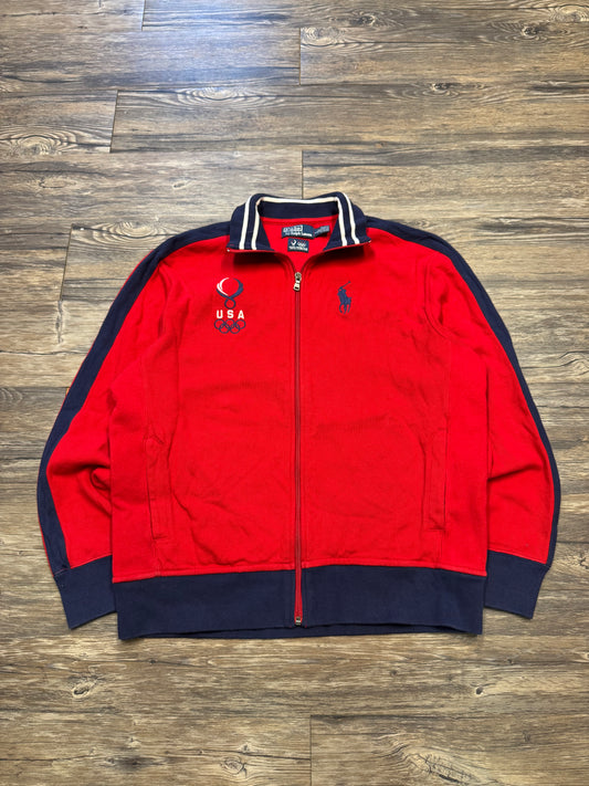 POLO RALPH LAUREN BEIJING USA OLYMPICS ATHLETIC JACKET (L)