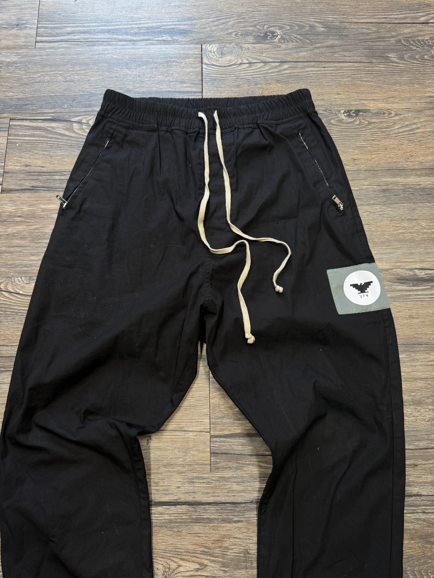 RICK OWENS SS21 UFW TRACK PANTS (L)