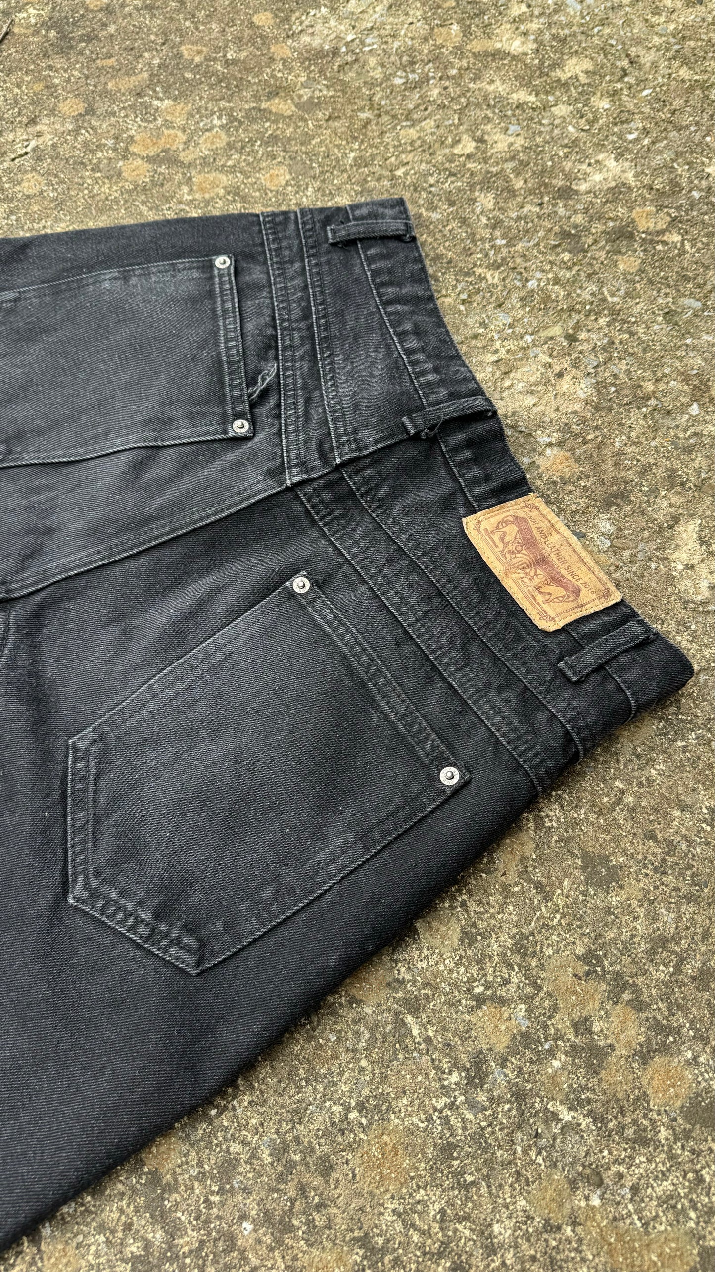 NO FAITH STUDIOS WIDE LEG DENIM (34)