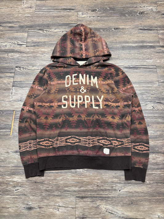 POLO RALPH LAUREN DENIM & SUPPLY AZTEC HOODIE (L)