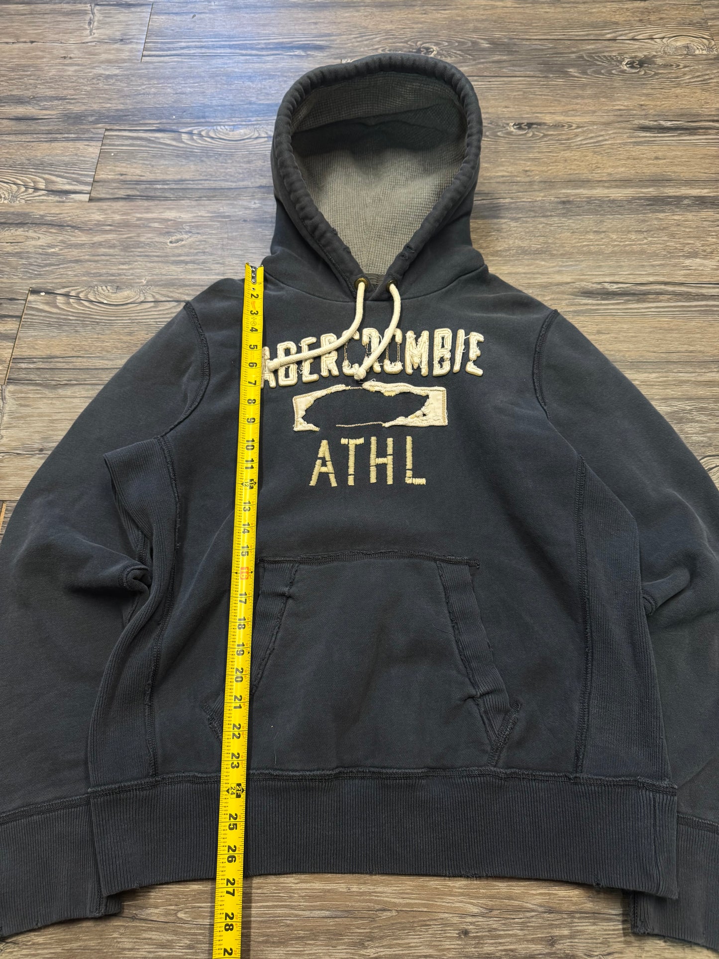 Y2K ABERCROMBIE ATHLETIC HOODIE (L)