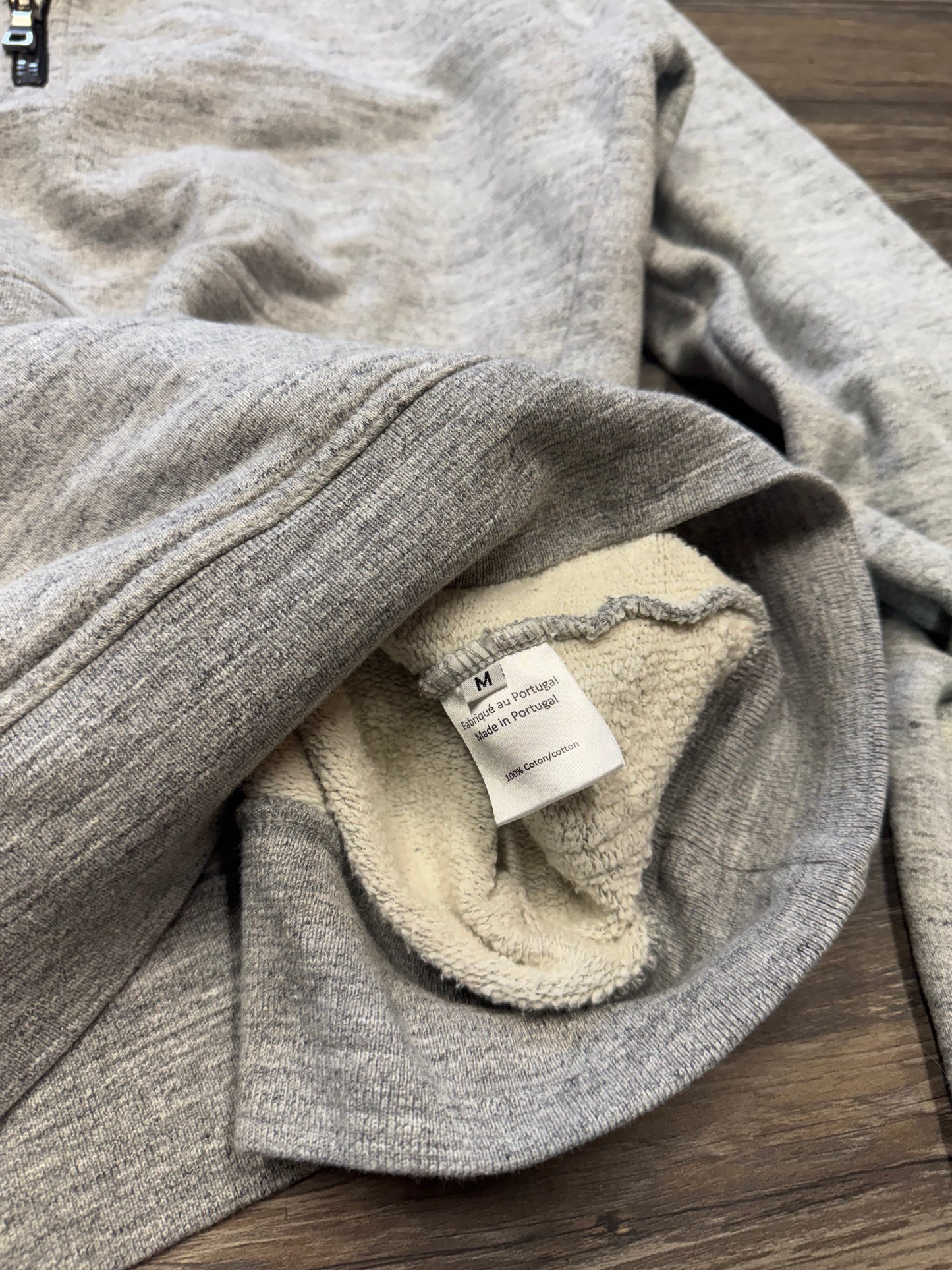 BALMAIN SHOTGUN QUARTER ZIP HOODIE (M)
