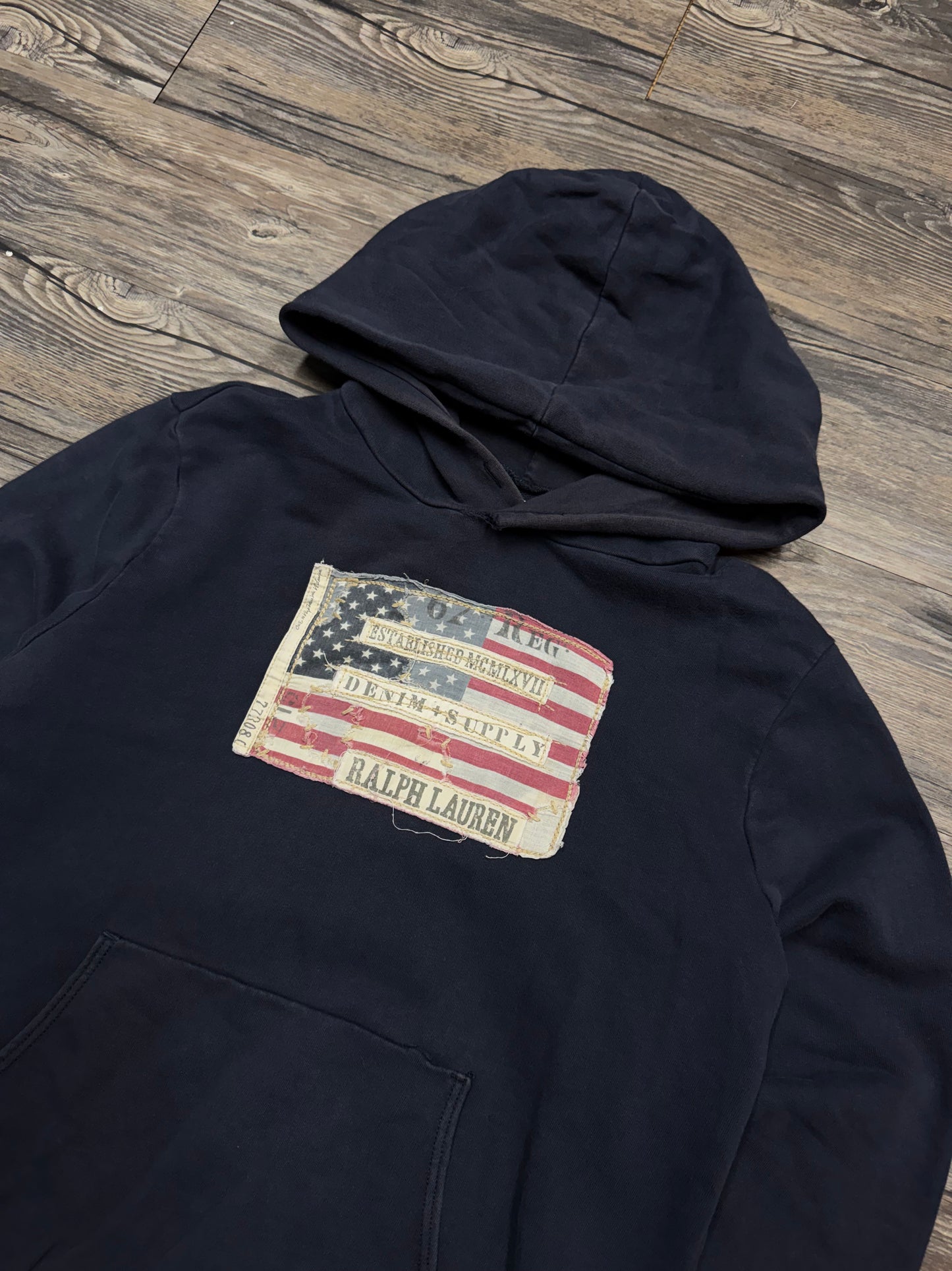 RALPH LAUREN DENIM SUPPLY HOODIE (L)