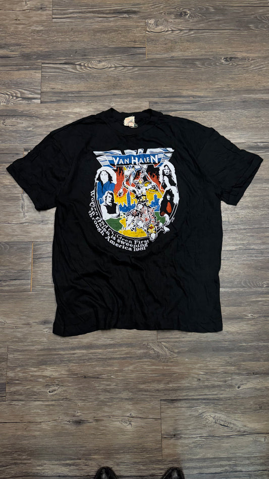 1980'S VAN HALEN TOUR TEE (L)