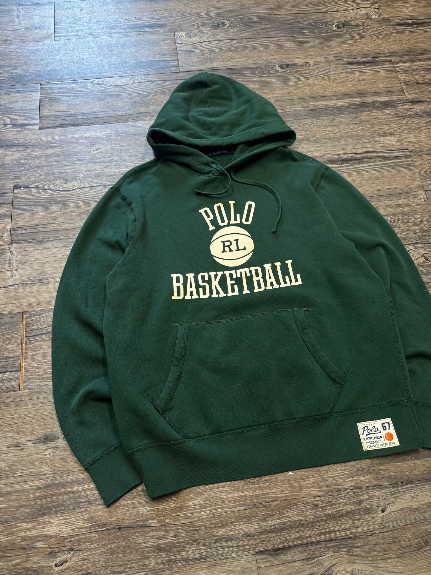 POLO RALPH LAUREN BASKETBALL HOODIE (L)