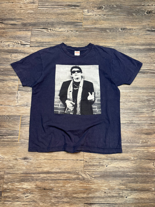 SUPREME MACGOWAN PHOTO T-SHIRT (LARGE)