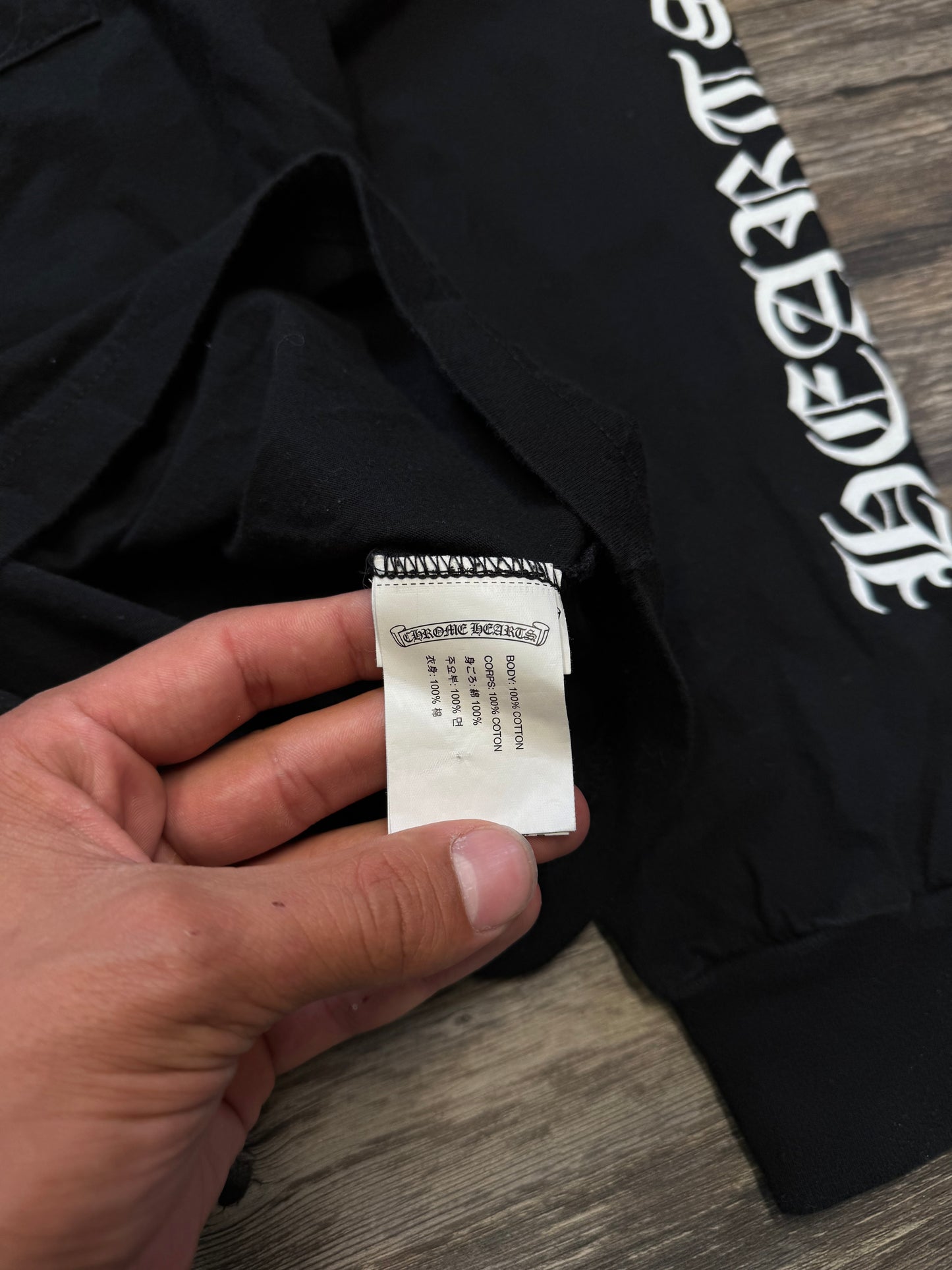 CHROME HEARTS MULTI CROSS LONG SLEEVE (M)