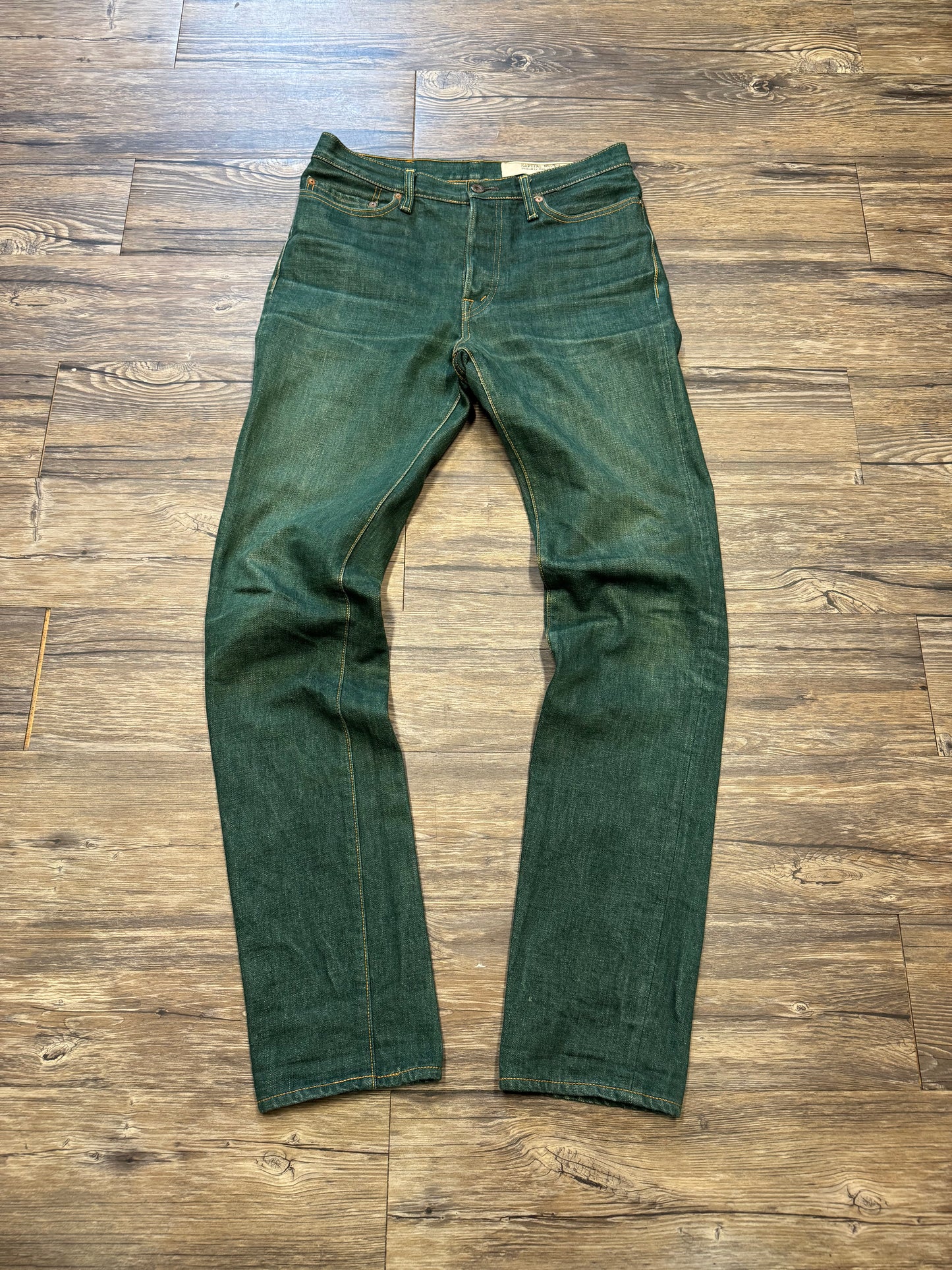 KAPITAL NO.4 PLANT DYED DENIM 5P MONKEY CISCO JEANS (30)