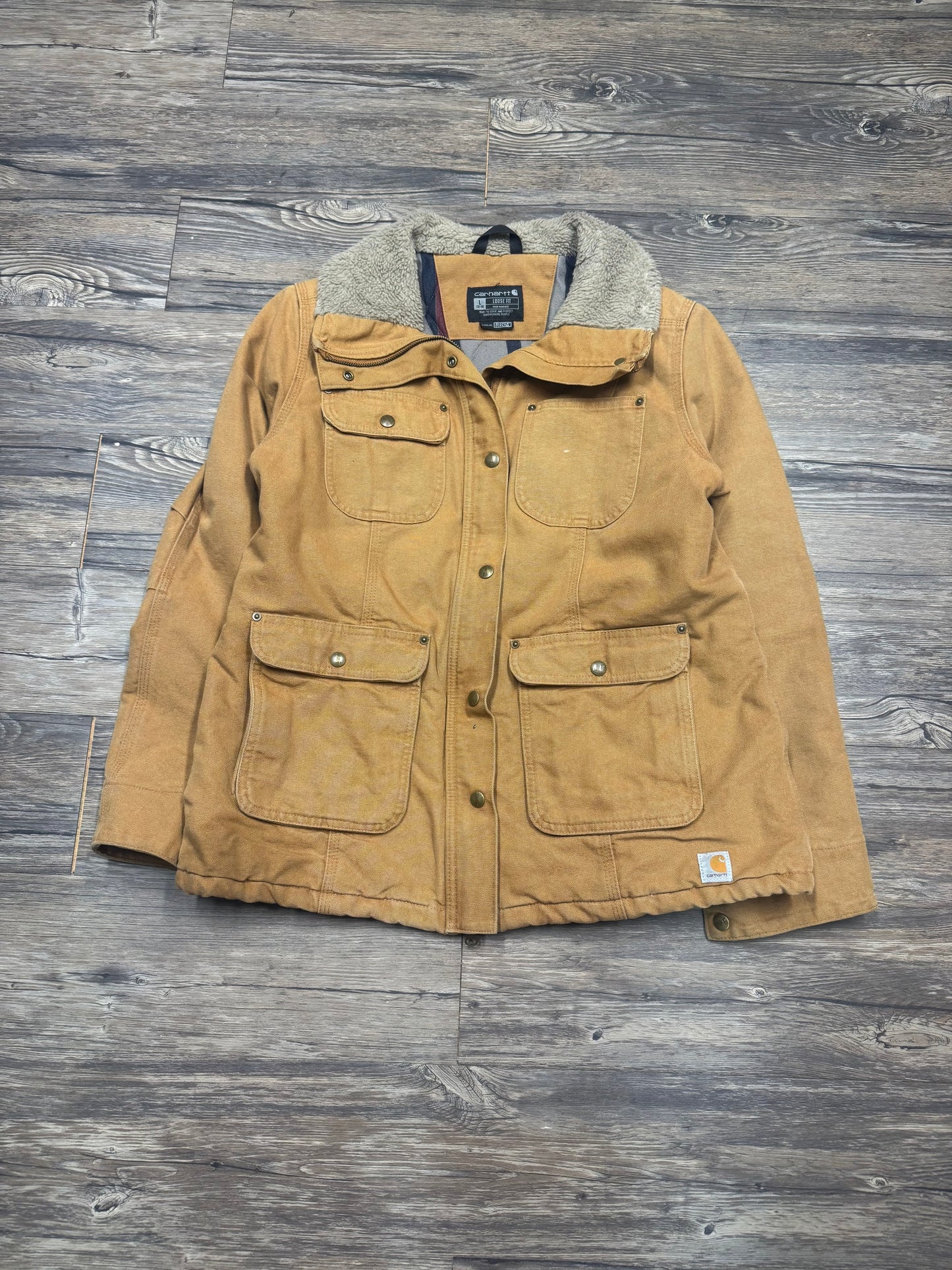 CARHARTT WORK JACKET ZIP UP (L)