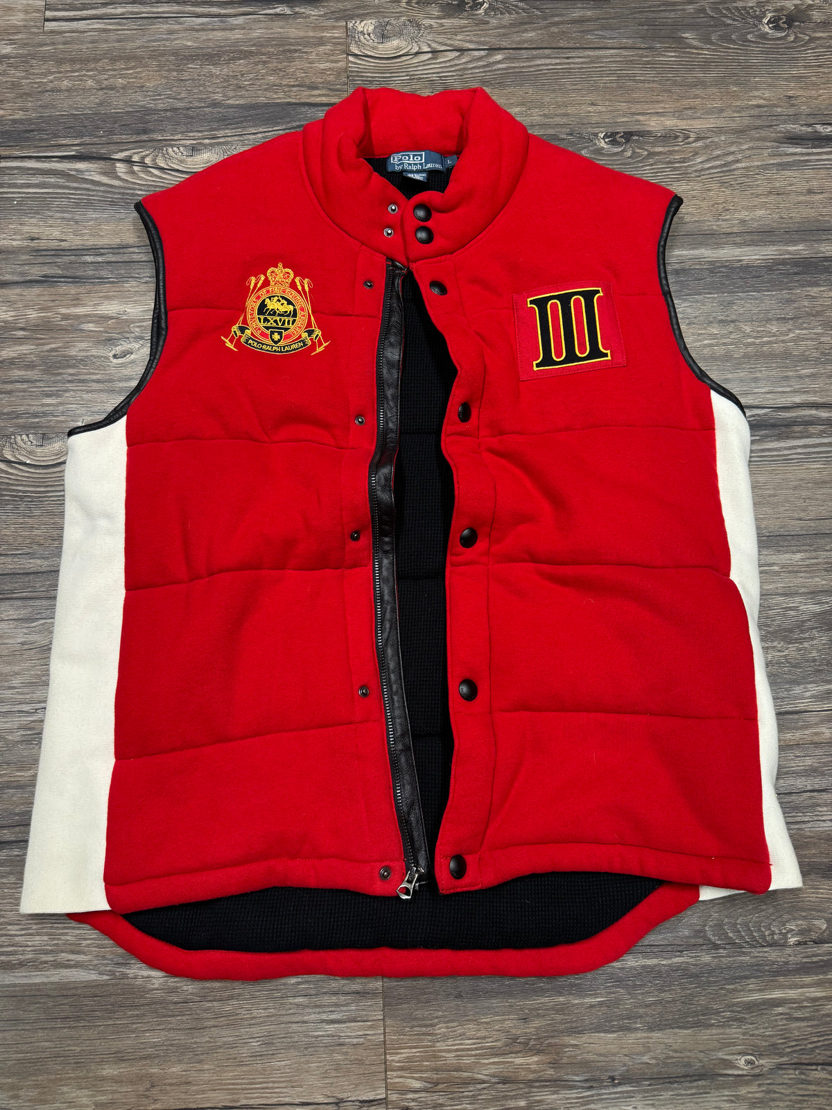 POLO RALPH LAUREN ITALIA PUFFER VEST (L)