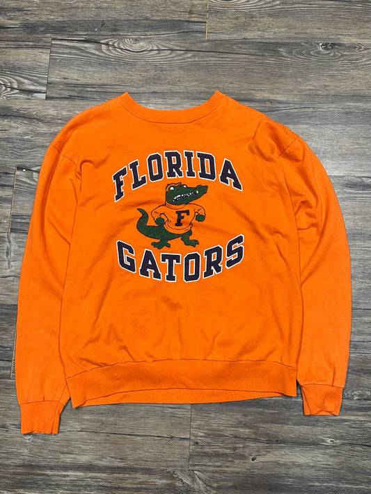 VINTAGE FLORIDA GATORS FOOTBALL LONG SLEEVE T-SHIRT (LARGE)