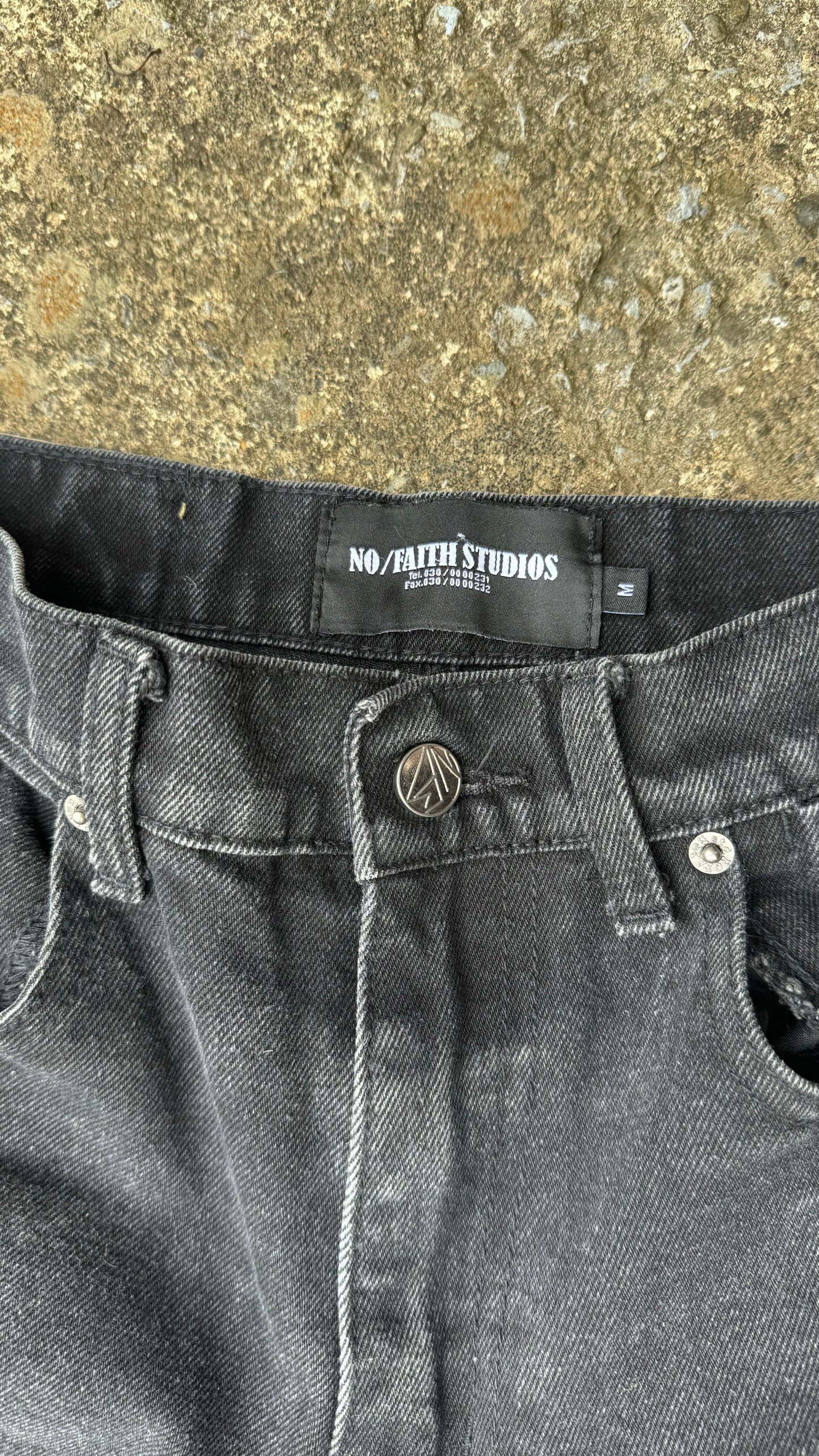 NO FAITH STUDIOS WIDE LEG DENIM (34)