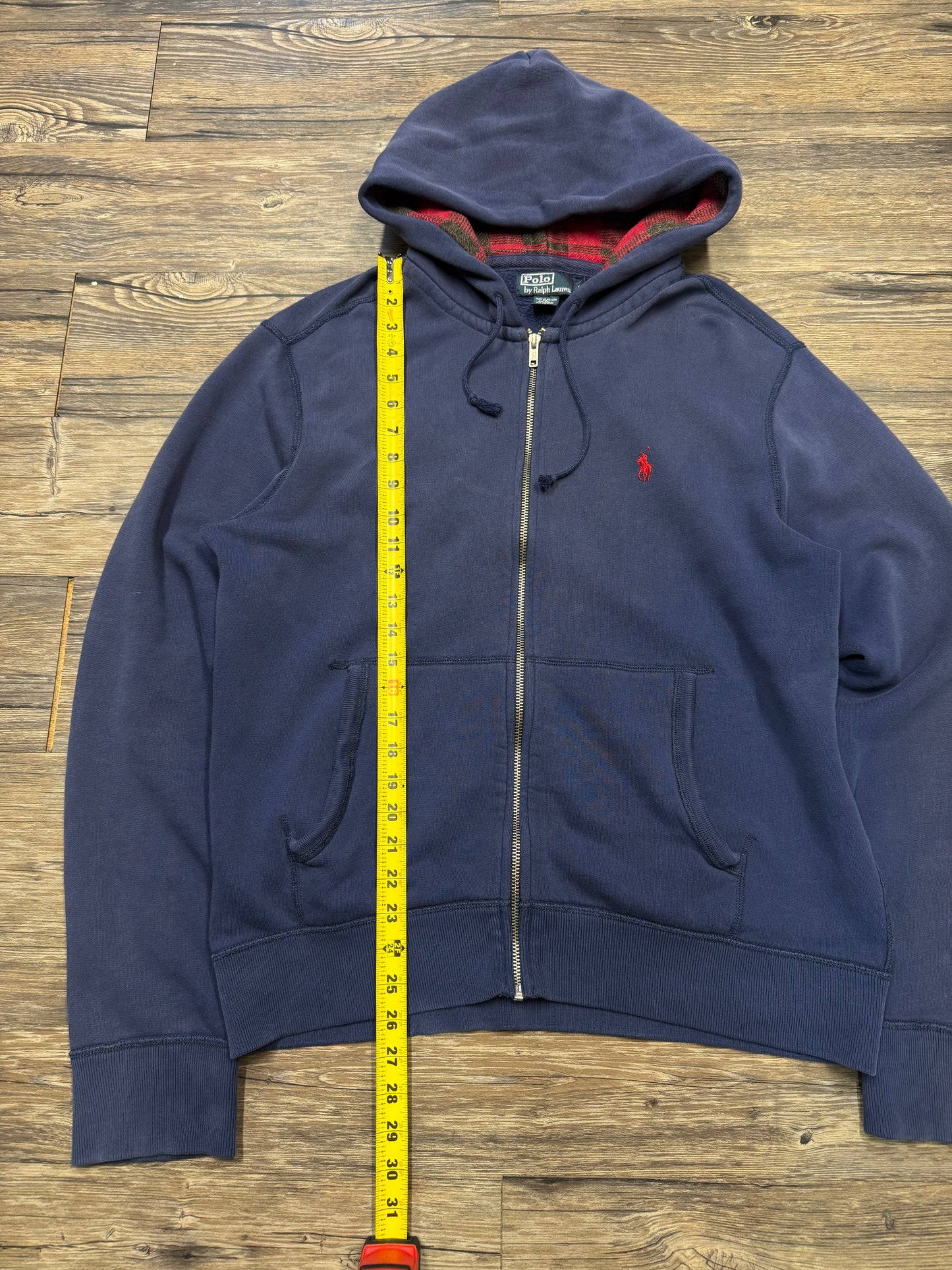 POLO RALPH LAUREN LOGO HOODIE (L)