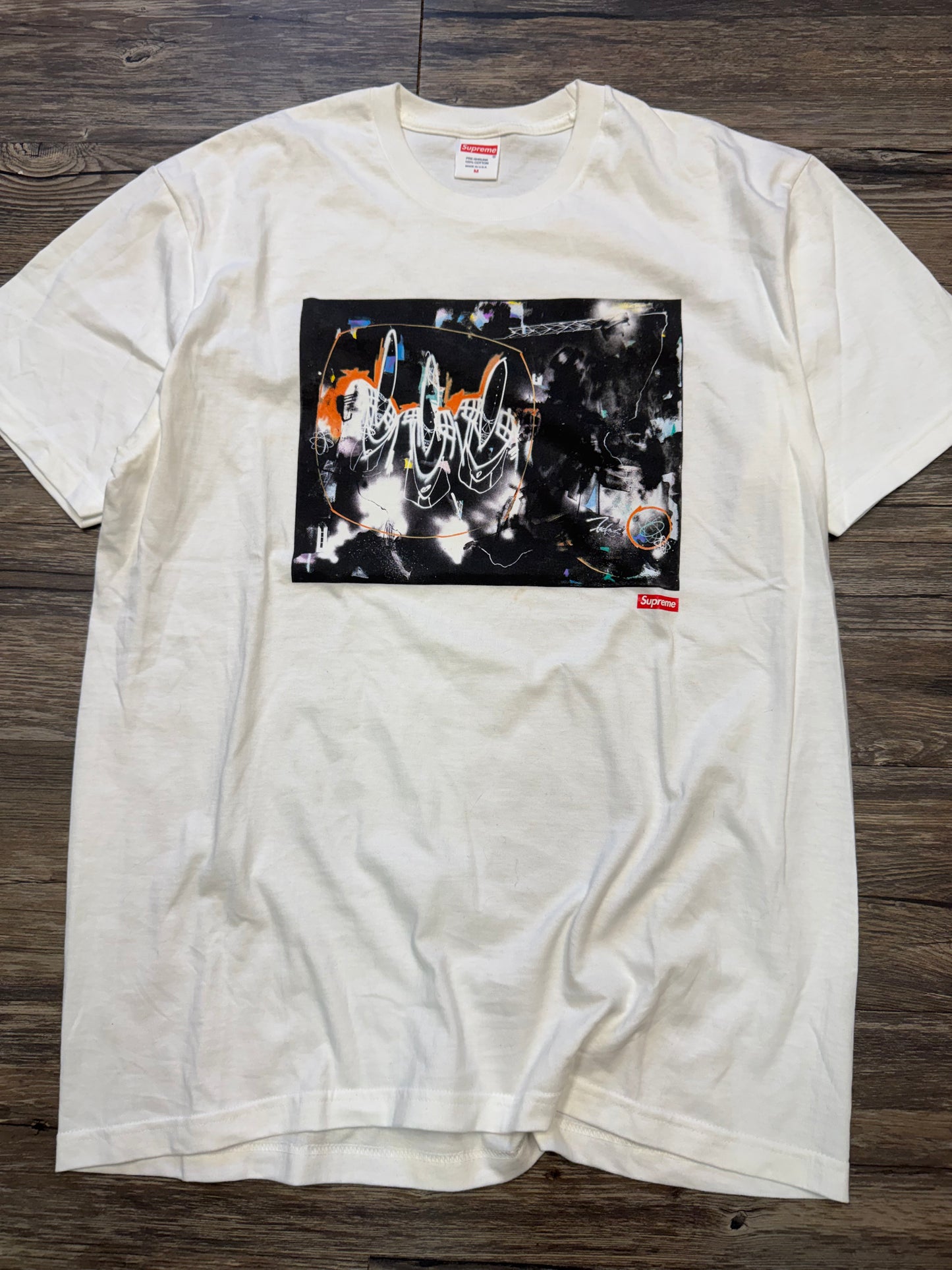 SUPREME FUTURA T62 WHITE TEE (M)