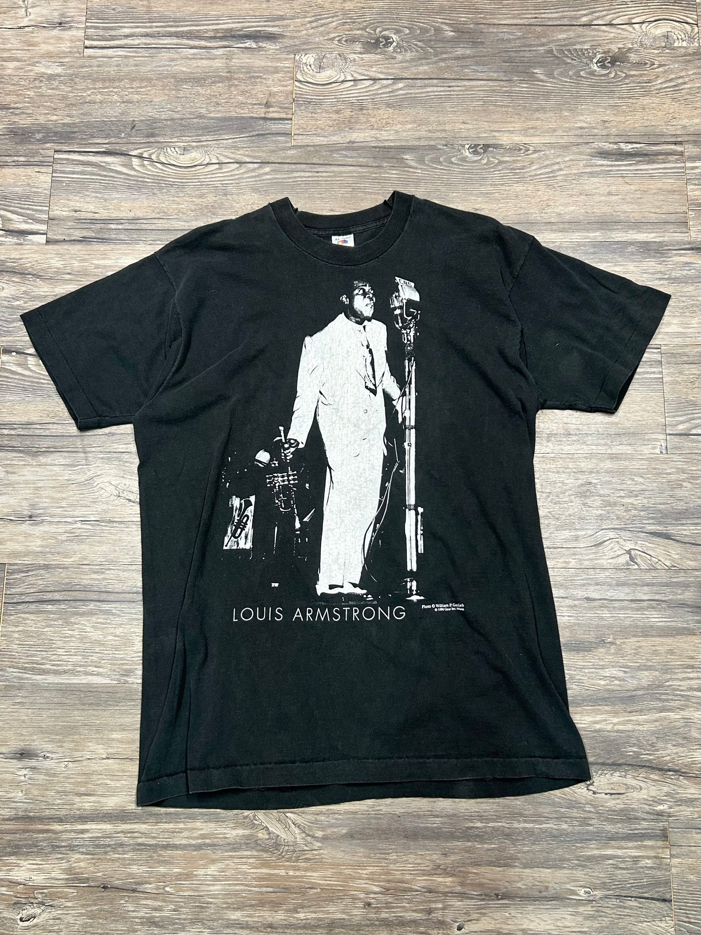 90’S LOUIS ARMSTRONG GRAPHIC T-SHIRT (XL)