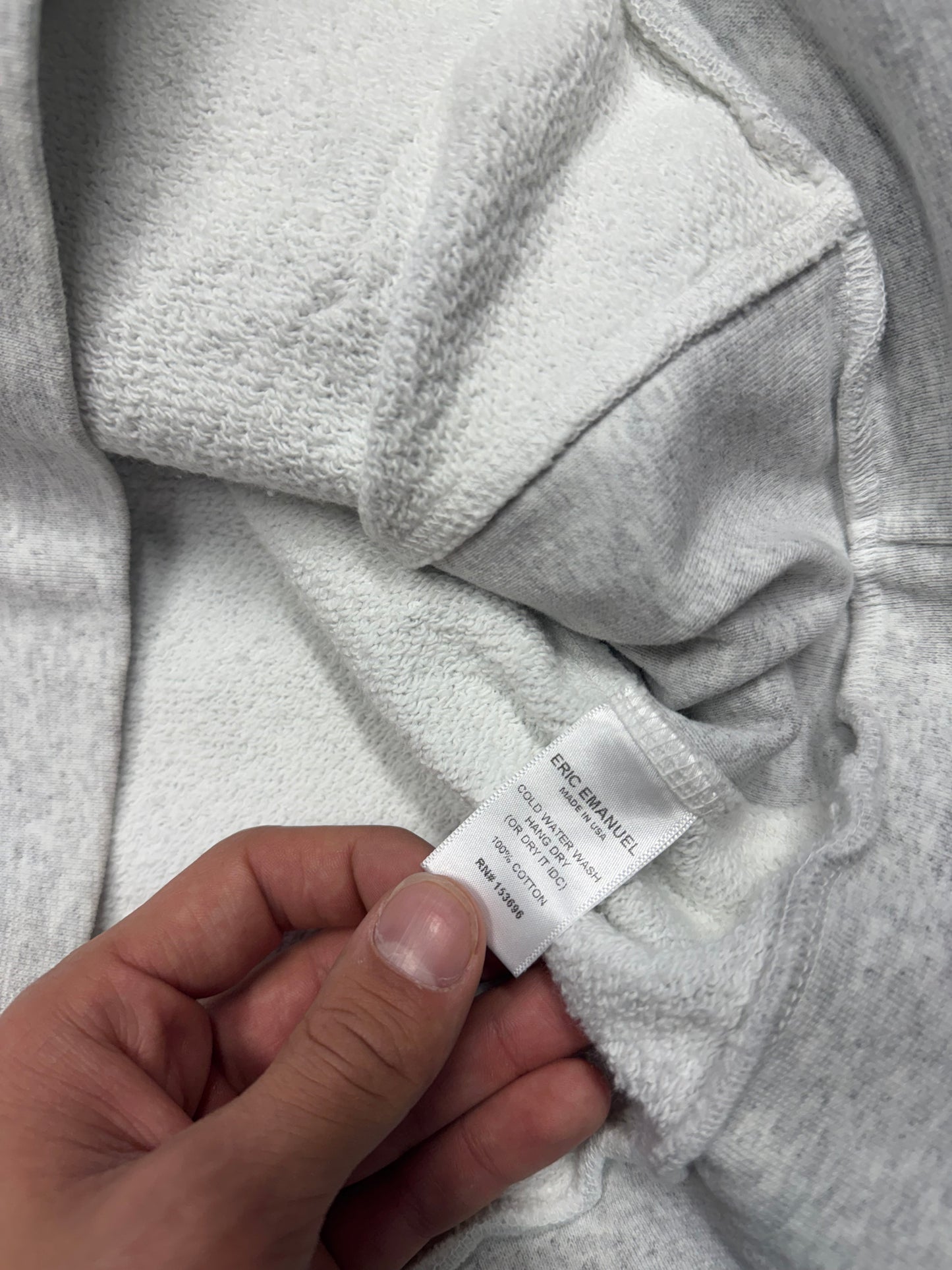 ERIC EMANUEL THUNDERBOLT LOGO HOODIE (L)