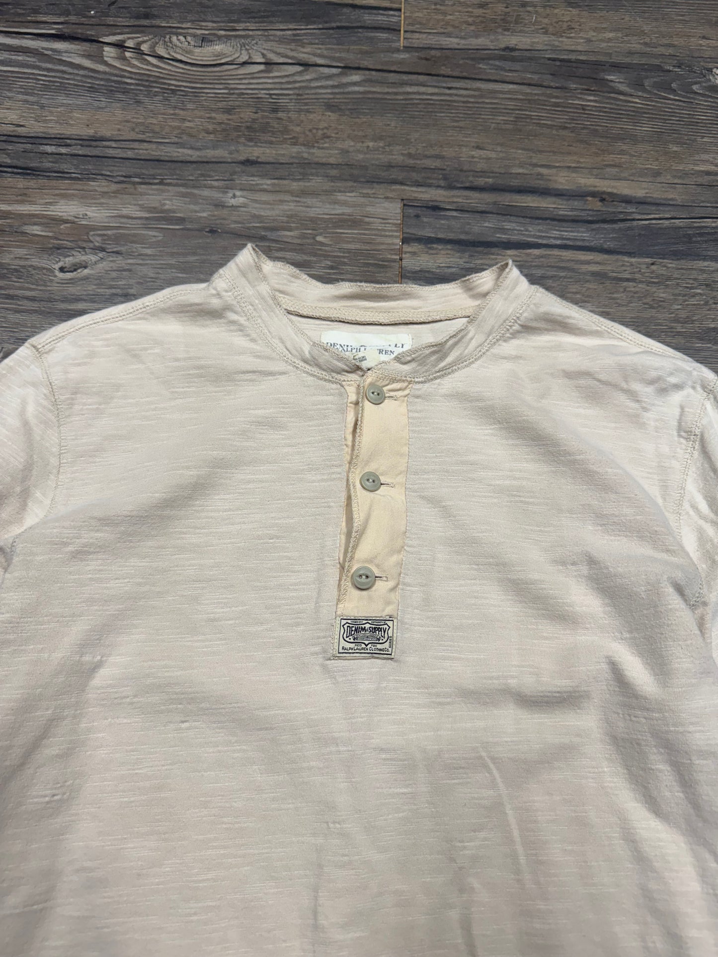 DENIM & SUPPLY RALPH LAUREN SLUB COTTON HENLEY (S)