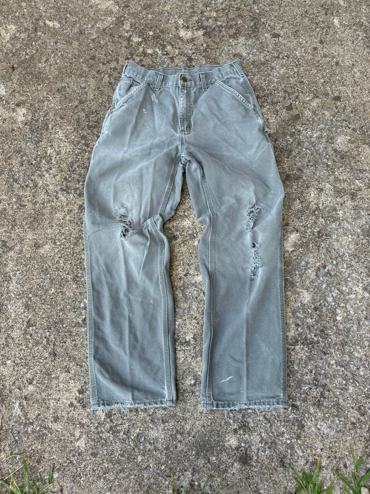 CARHARTT DISTRESSED CARPENTERS (31x32)