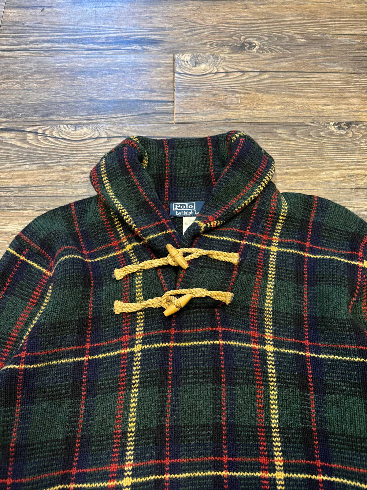 POLO RALPH LAUREN SAMPLE KNITTED SHAWL (M)